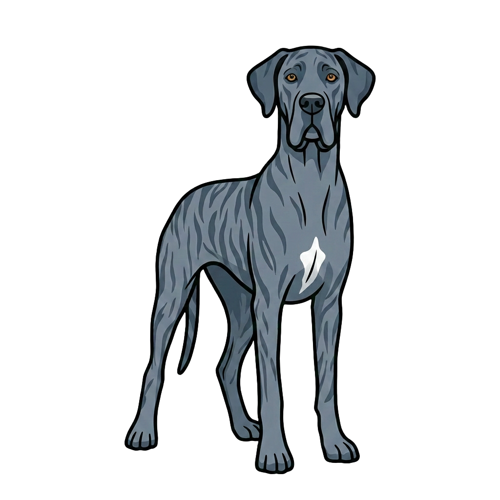 Blue Chest Snip Great Dane