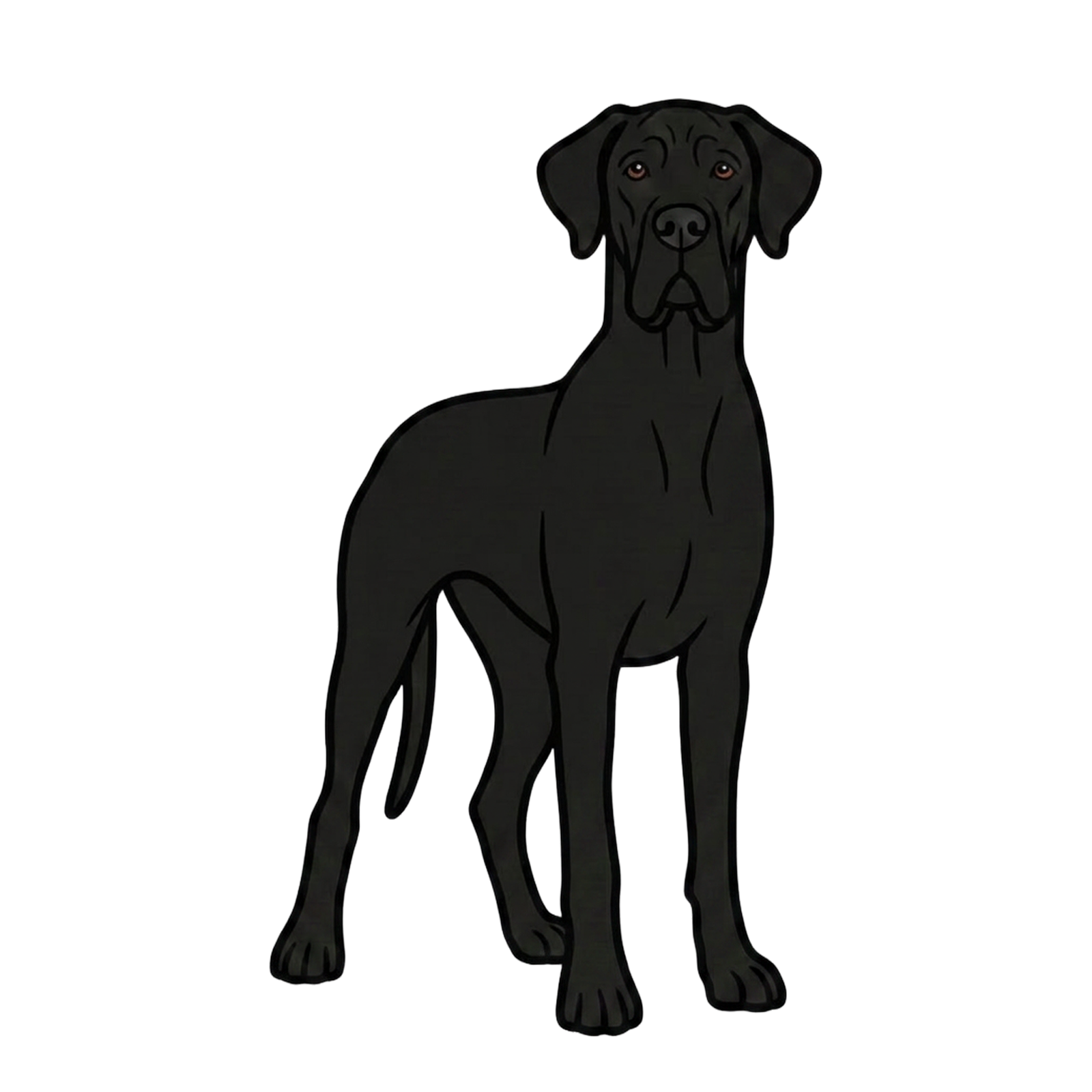 Black Great Dane