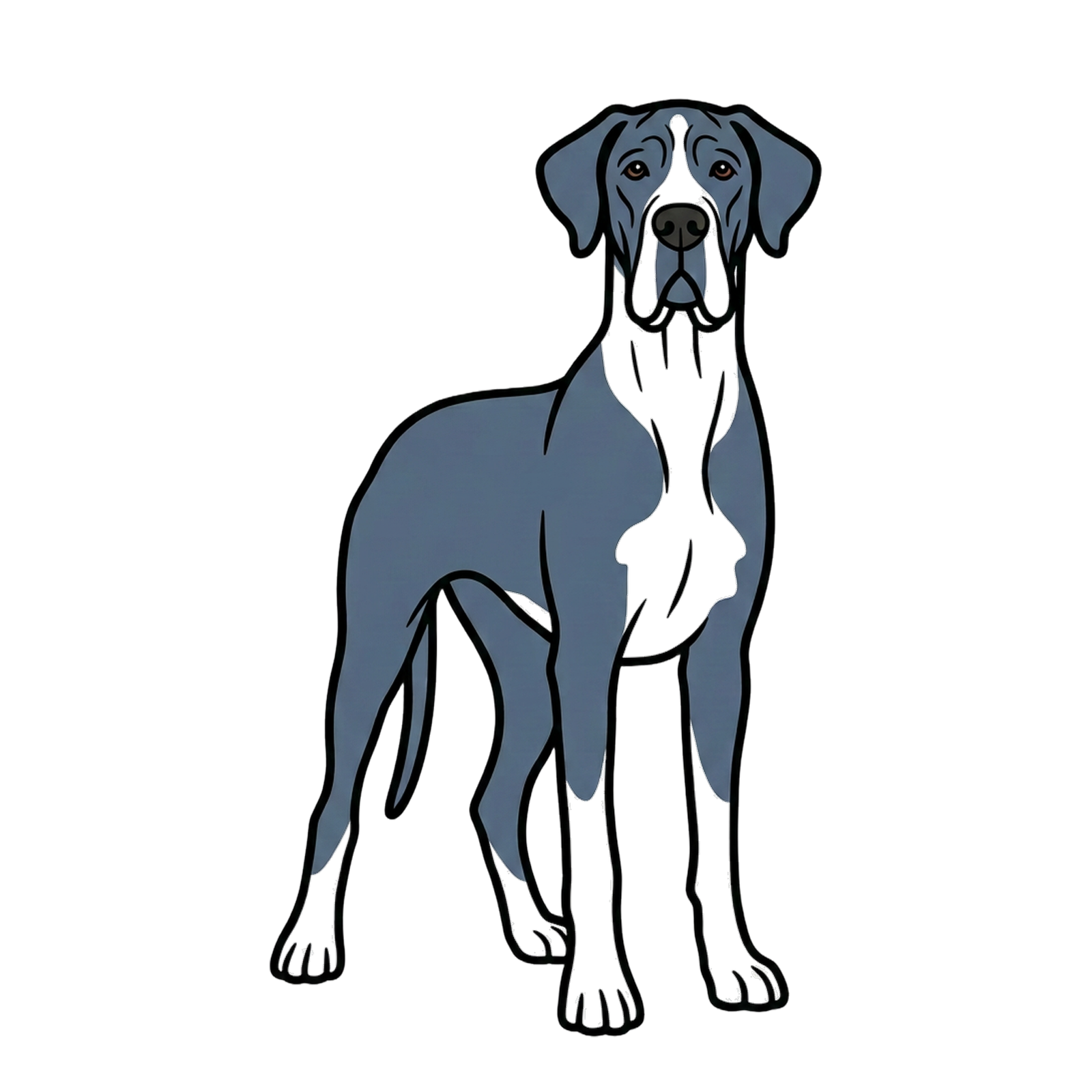 Blue Mantle Great Dane
