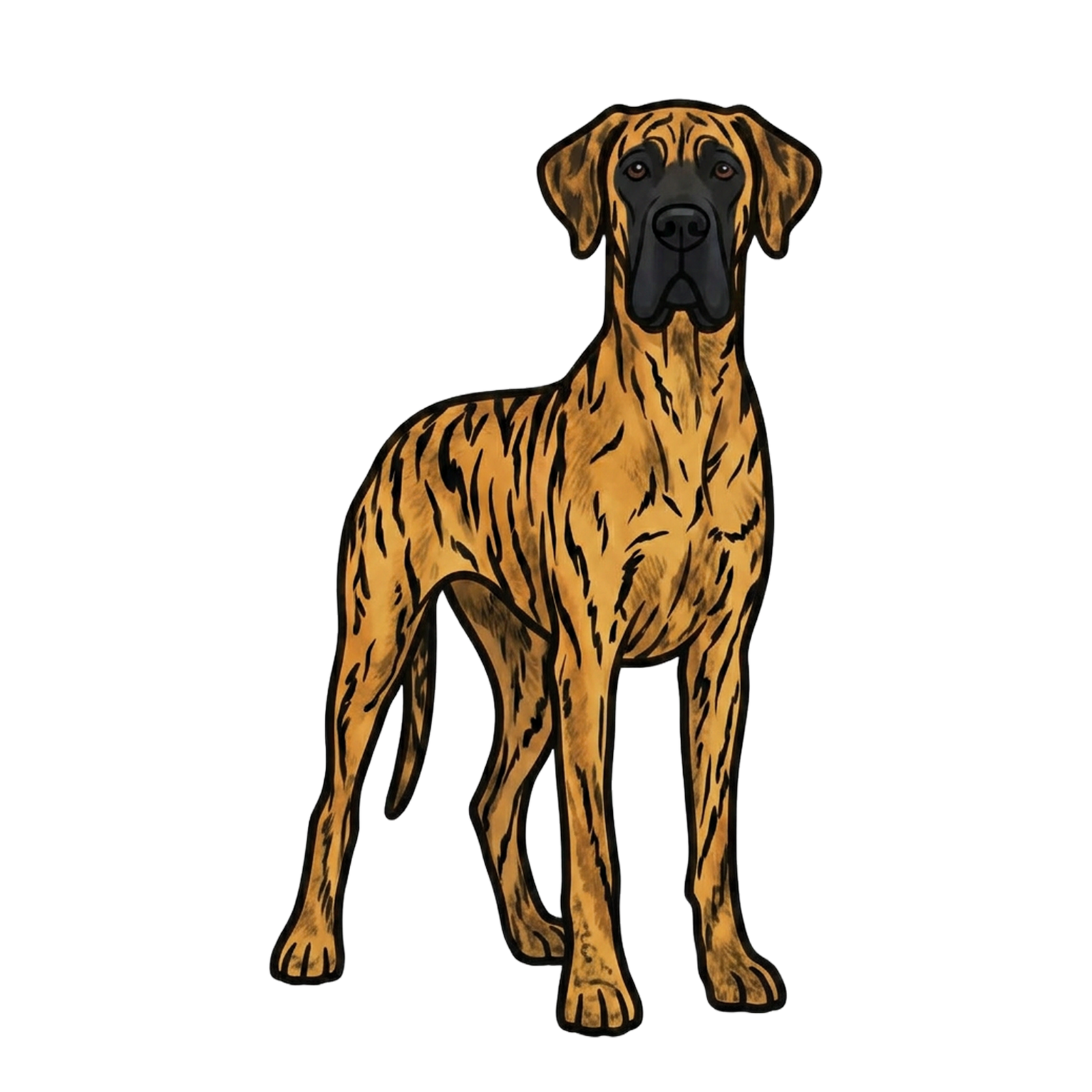 Brindle Great Dane