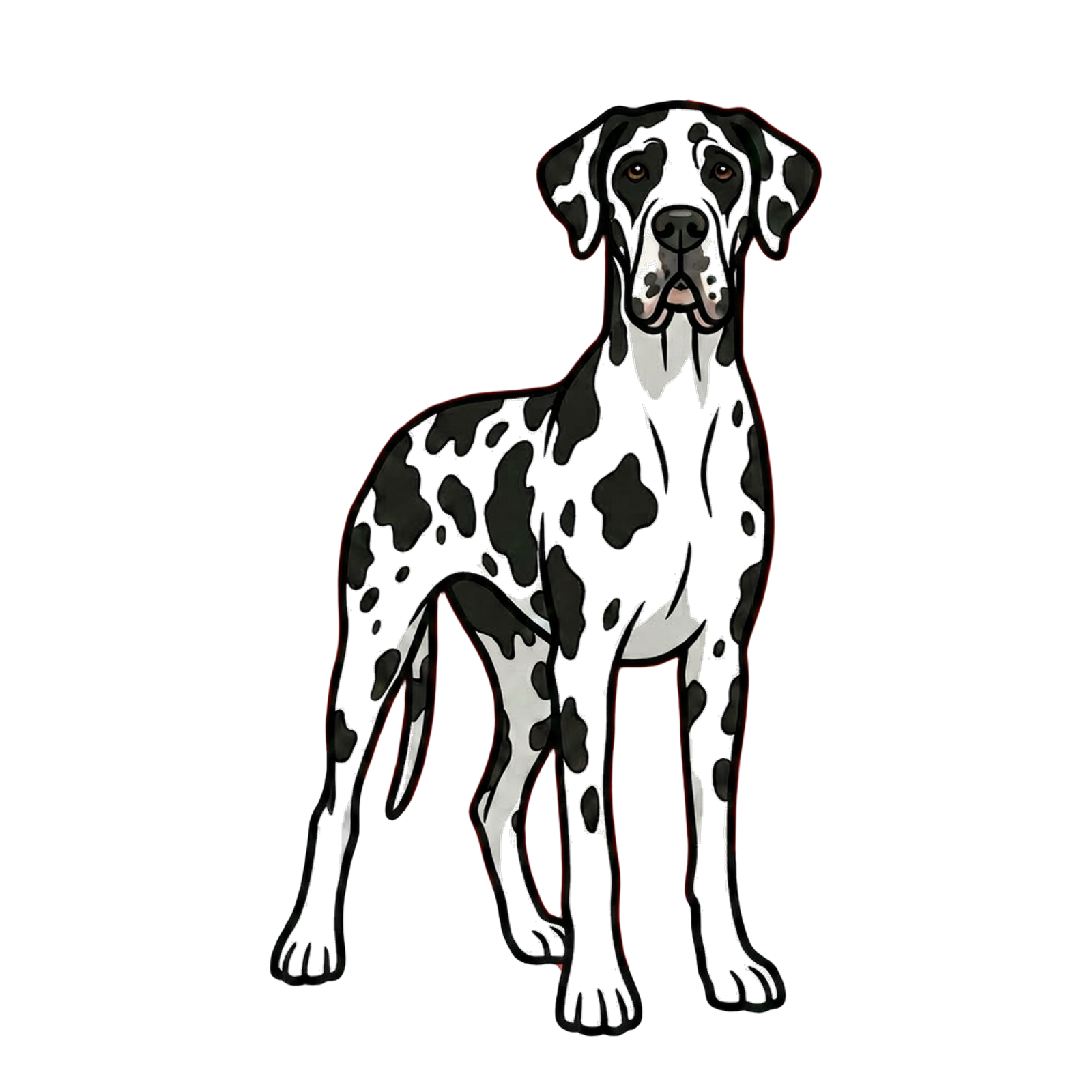 Harlequin Great Dane