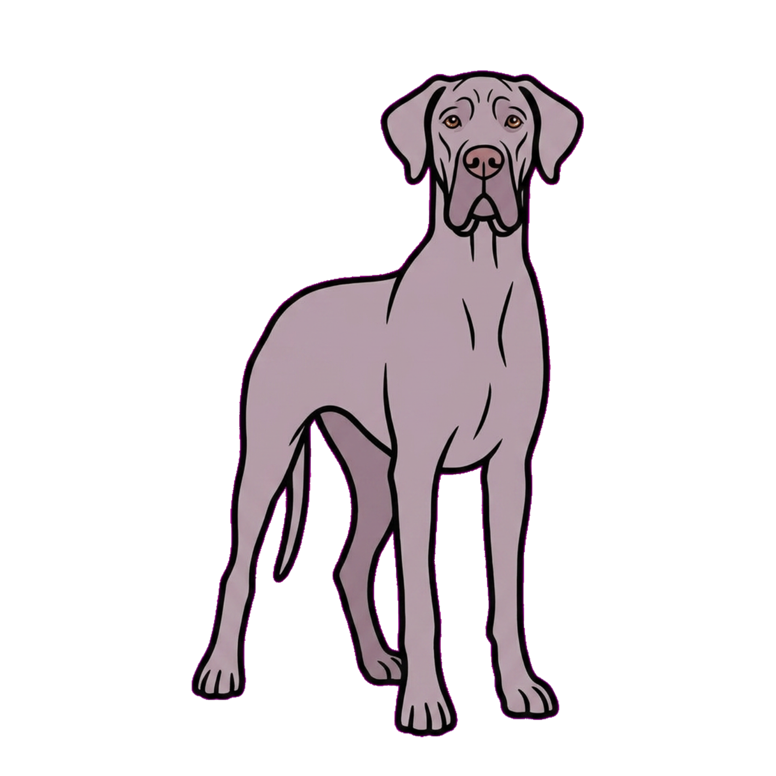 Lilac Great Dane