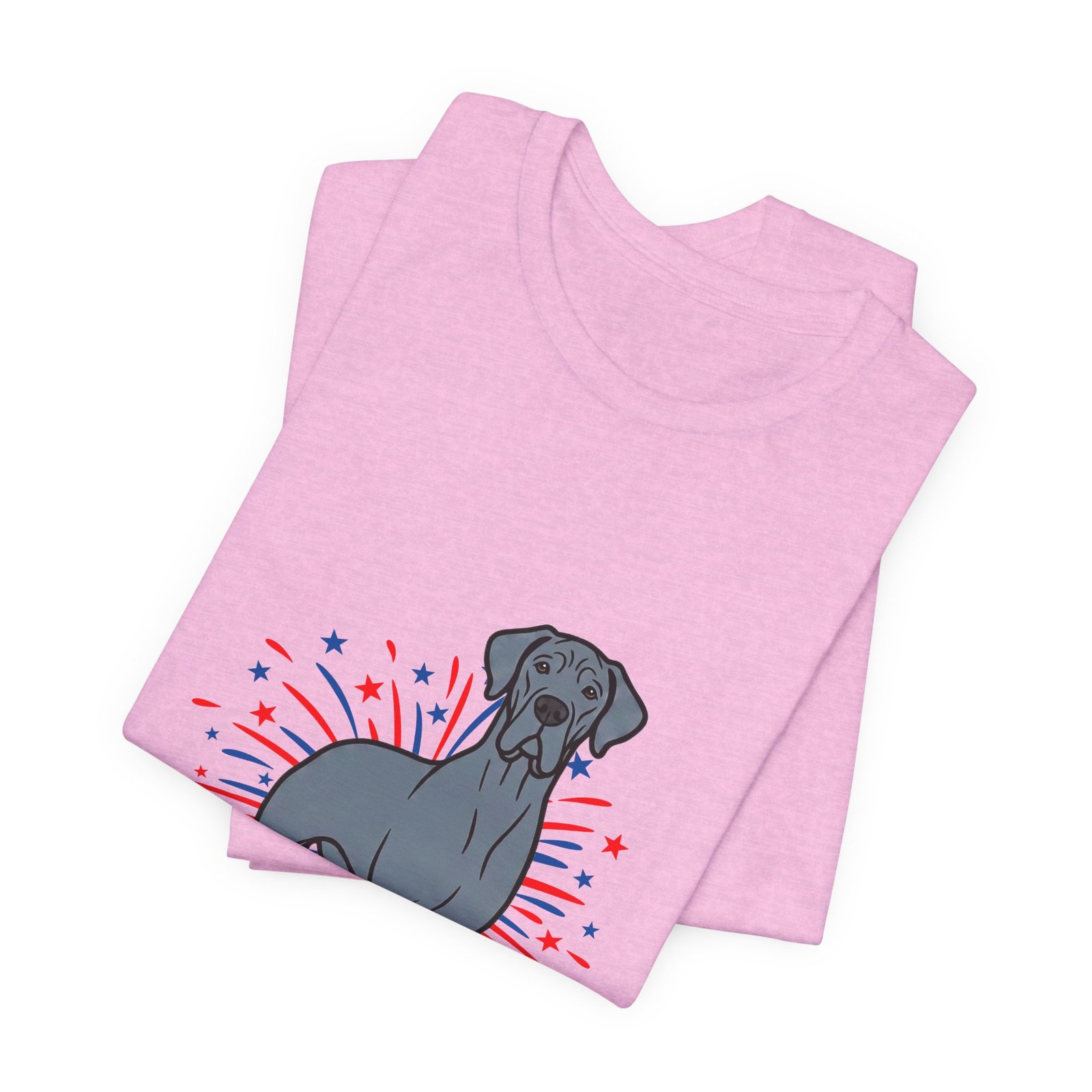 Blue Great Dane on Fireworks - Personalization Available - Image 43