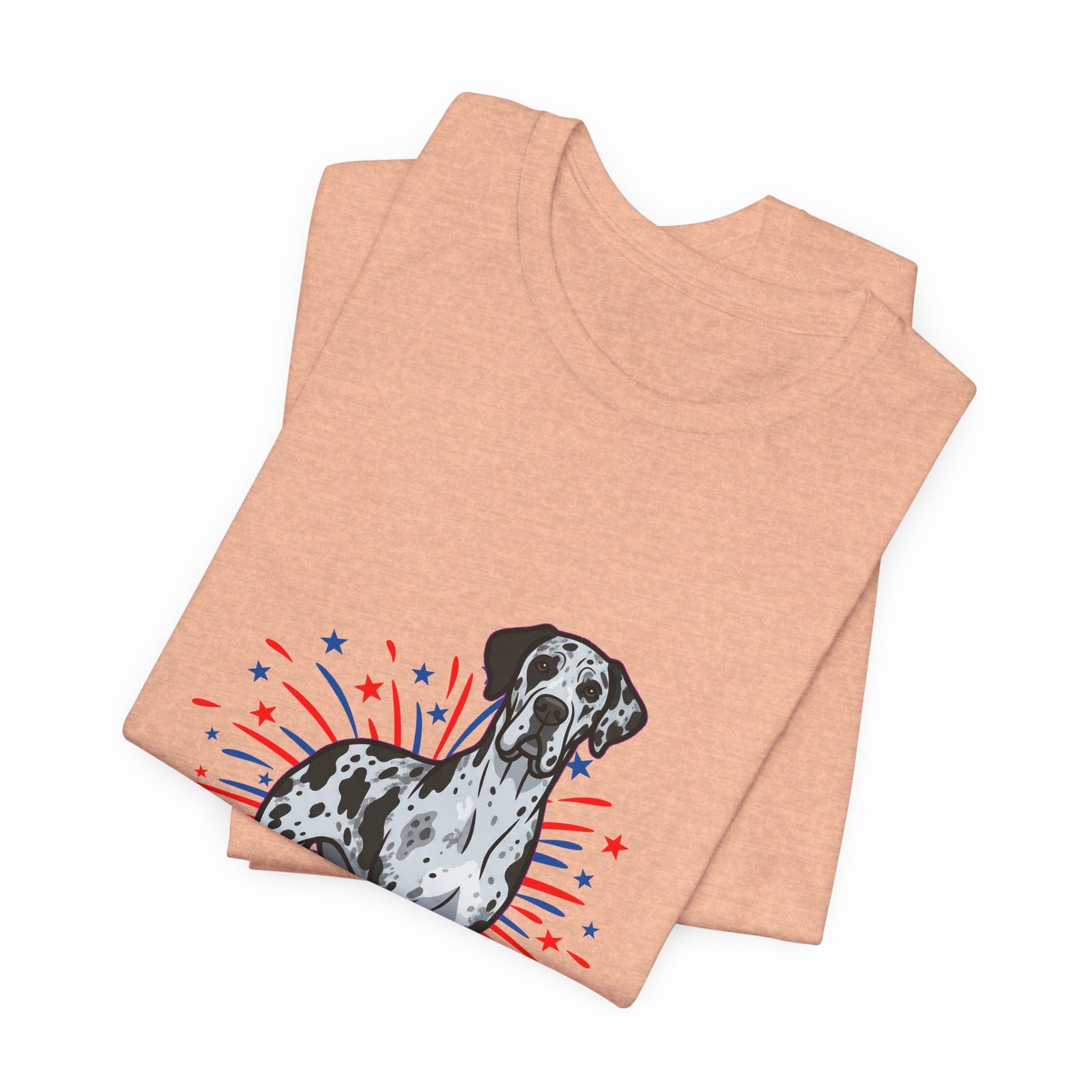 Blue Merle Great Dane on Fireworks - Personalization Available - Image 19