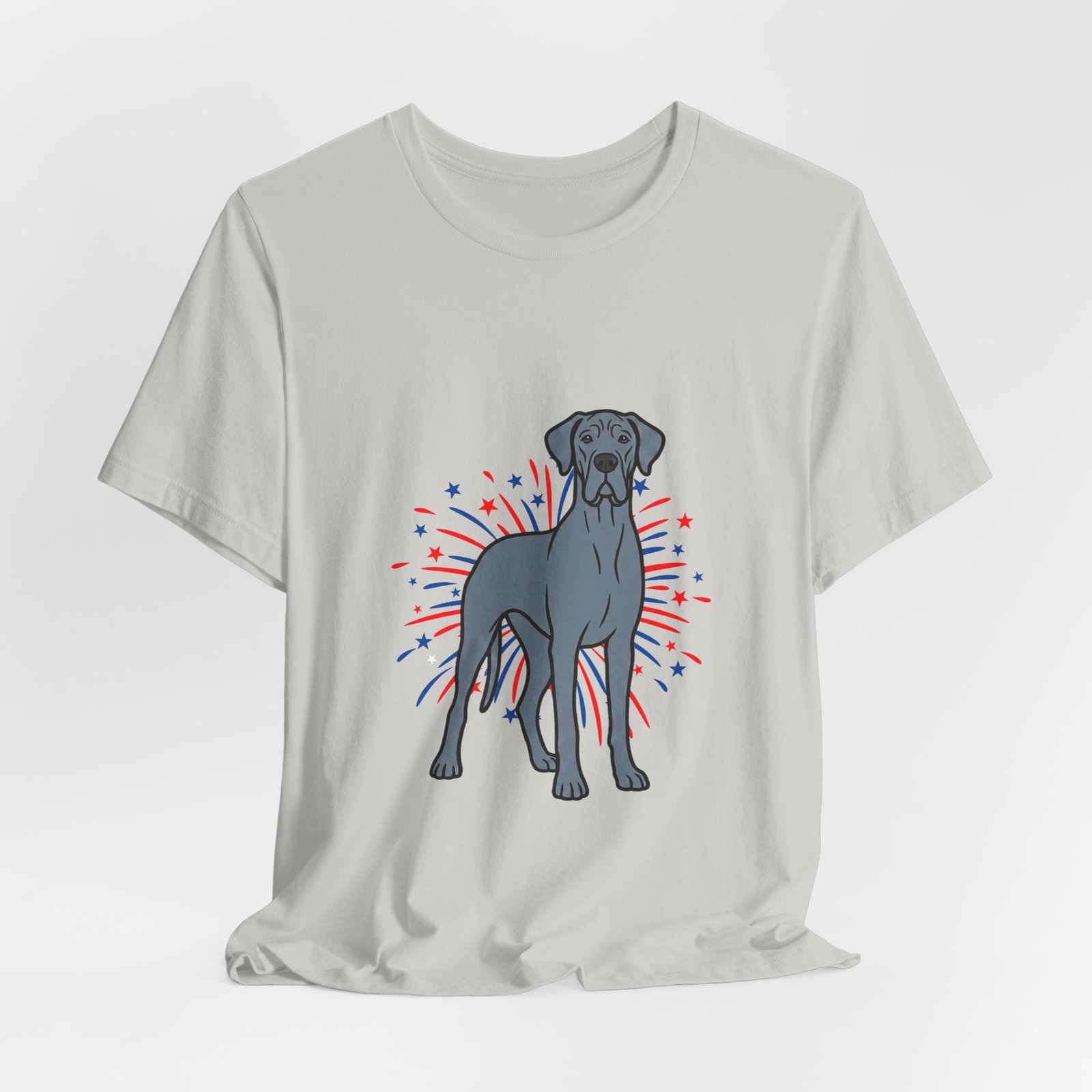 Blue Great Dane on Fireworks - Personalization Available - Image 16