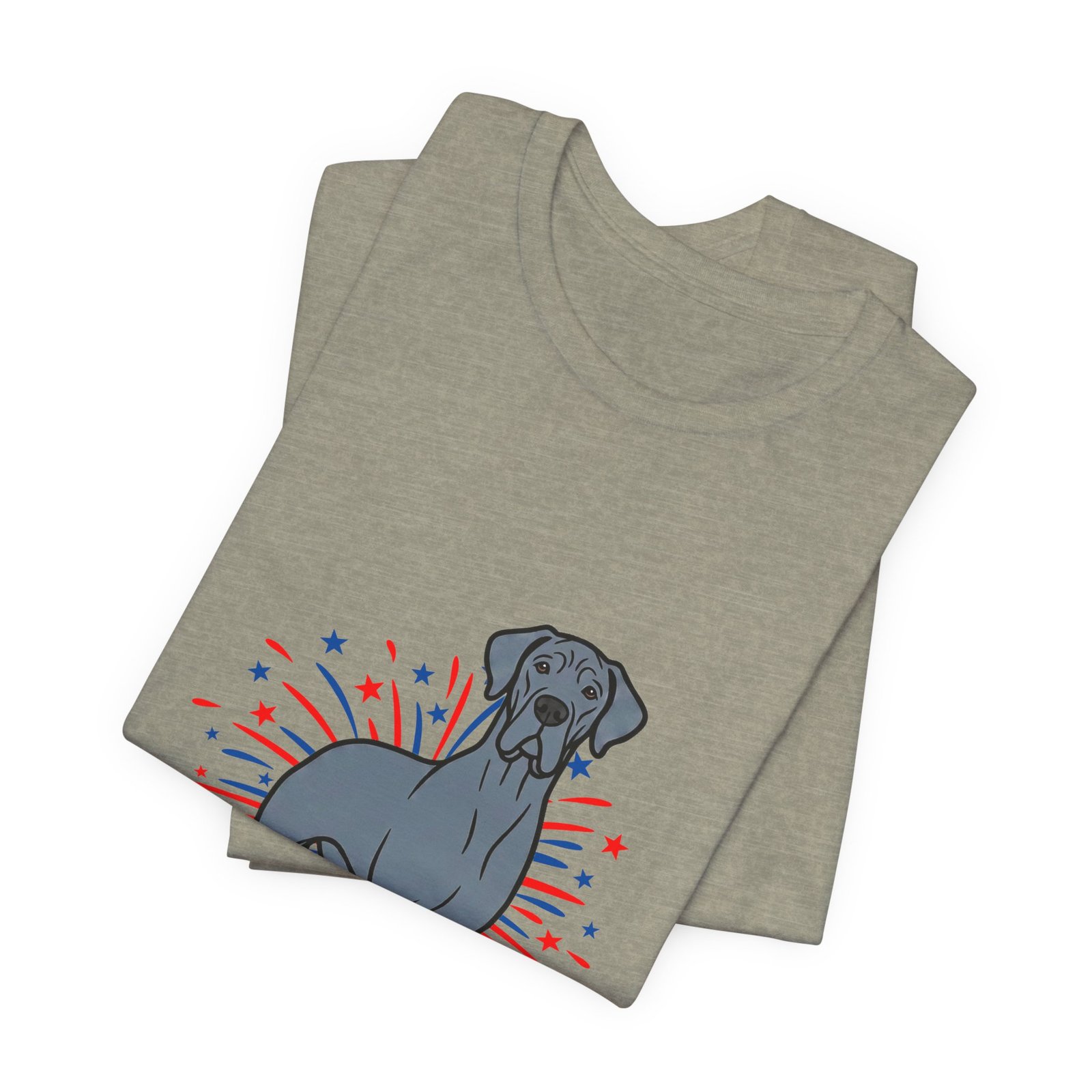 Blue Great Dane on Fireworks - Personalization Available - Image 27