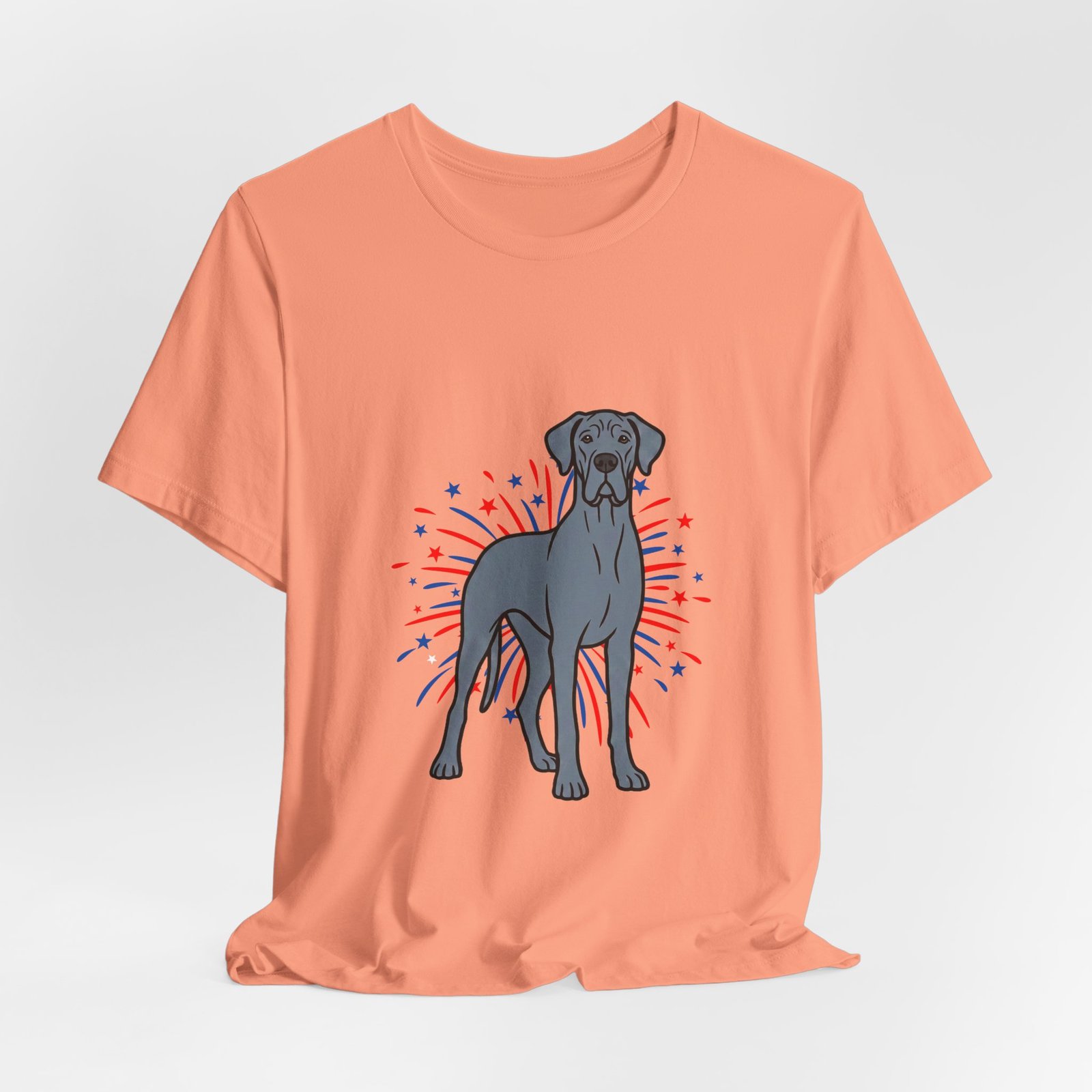 Blue Great Dane on Fireworks - Personalization Available - Image 24