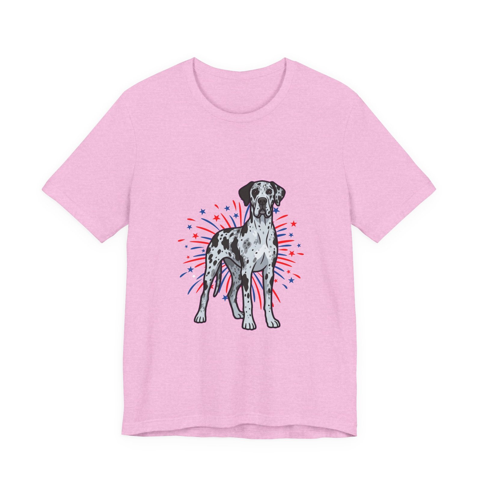 Blue Merle Great Dane on Fireworks - Personalization Available - Image 41