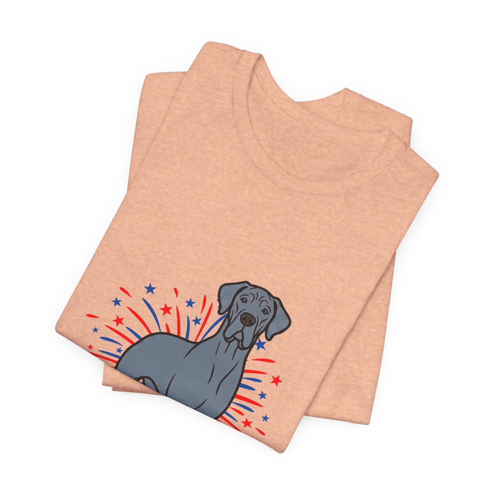 Blue Great Dane on Fireworks - Personalization Available - Image 19