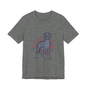 Blue Brindle Great Dane on Fireworks - Personalization Available