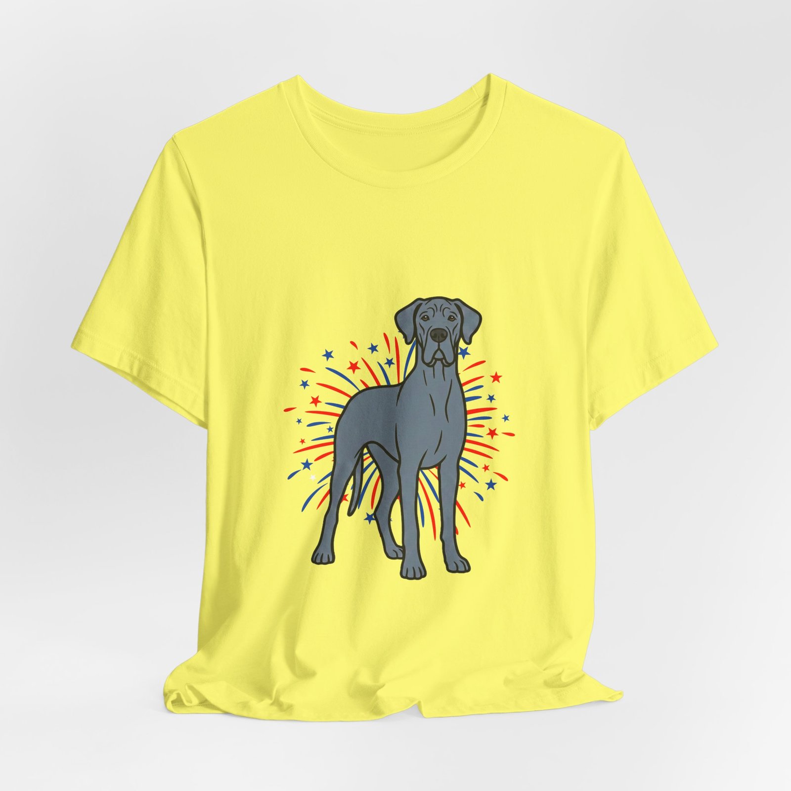 Blue Great Dane on Fireworks - Personalization Available - Image 32