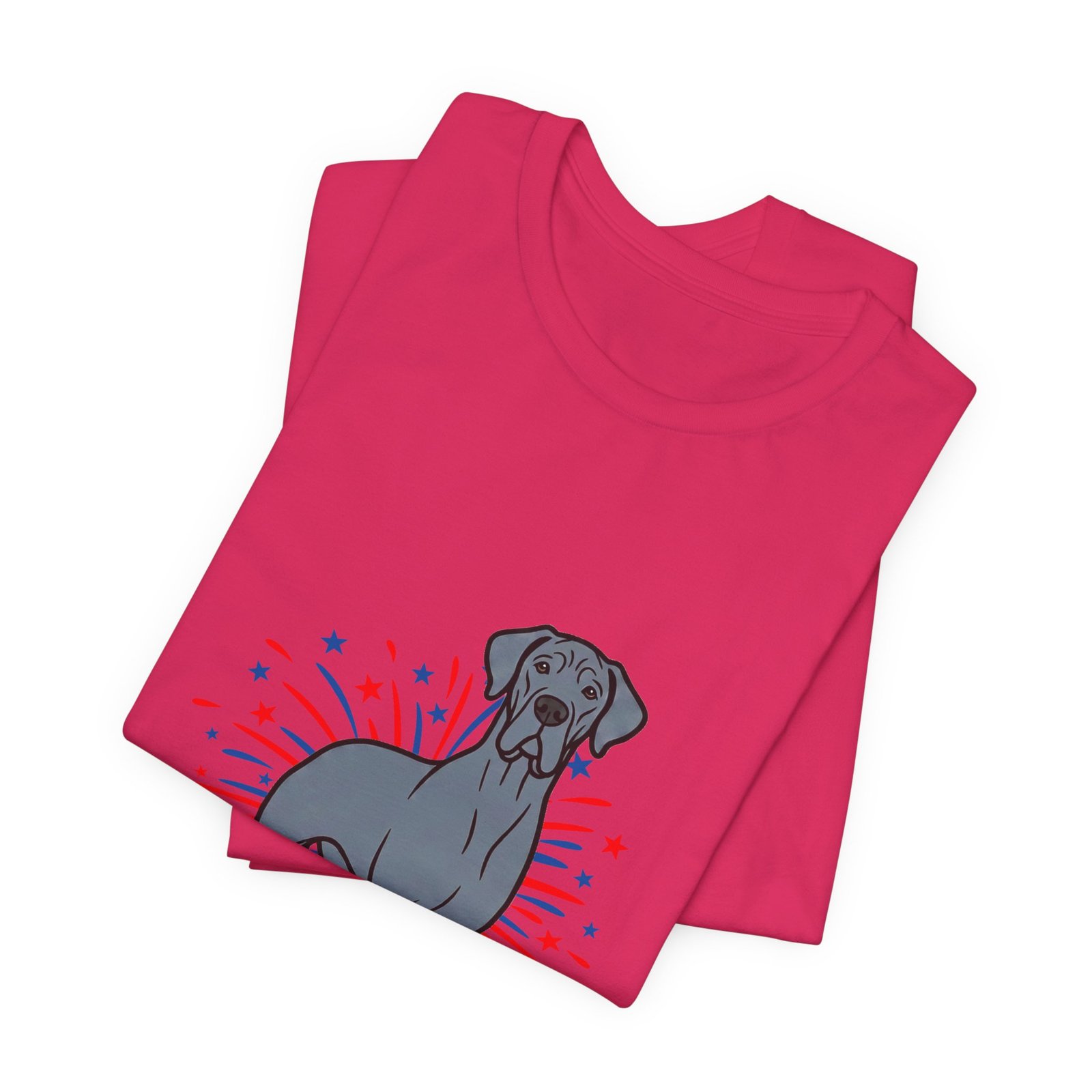 Blue Great Dane on Fireworks - Personalization Available - Image 51