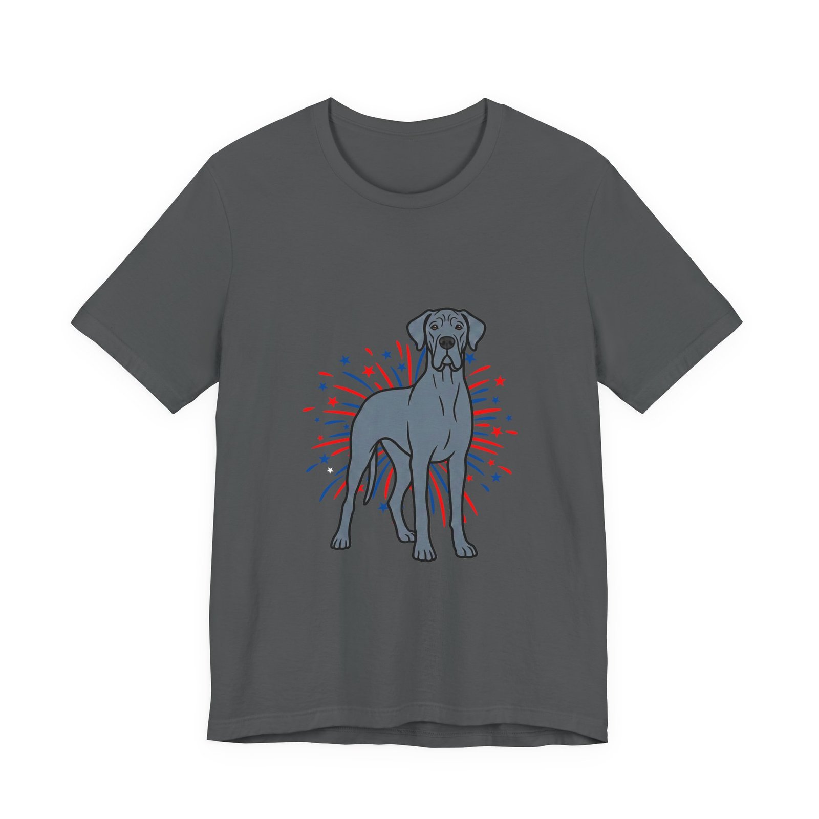 Blue Great Dane on Fireworks - Personalization Available - Image 37