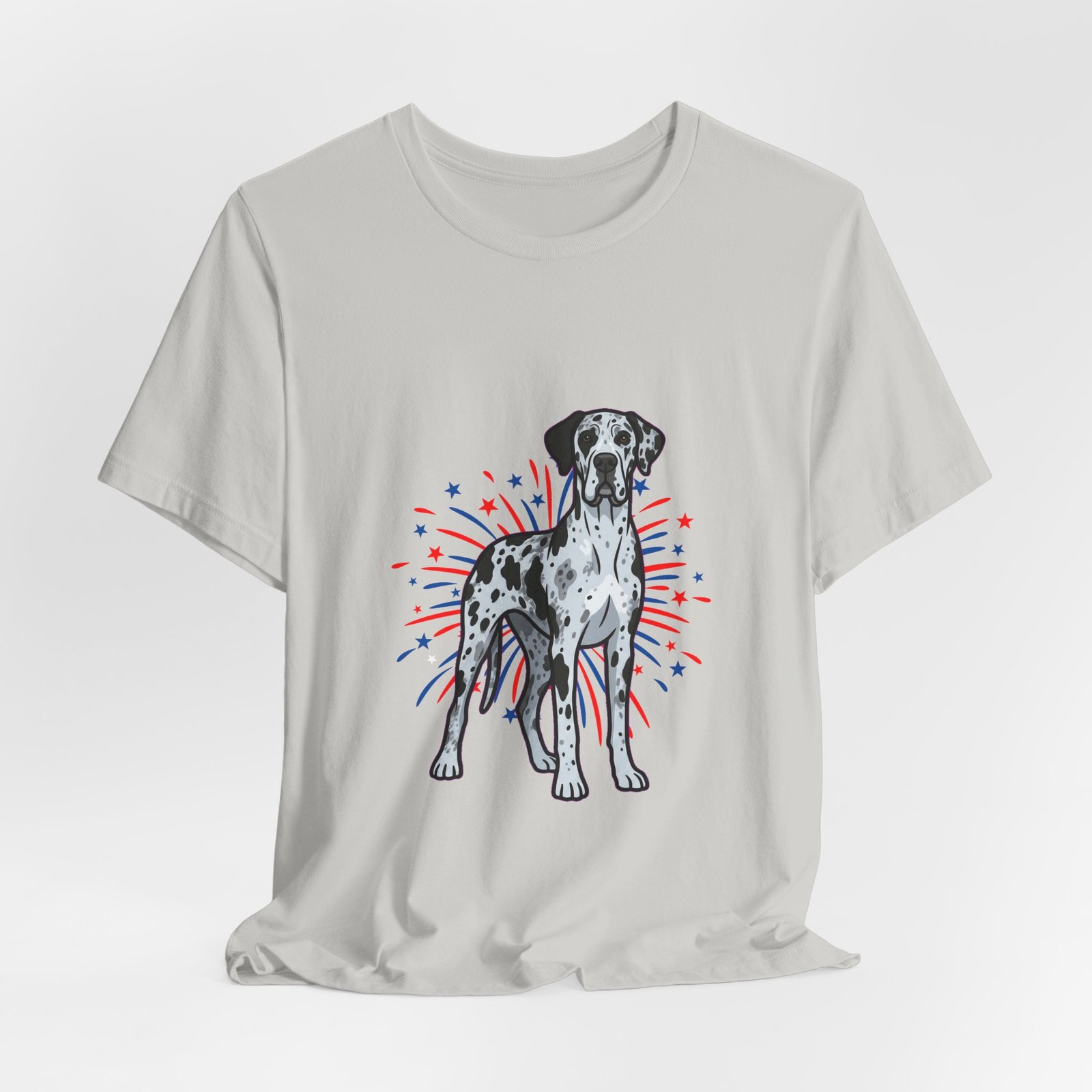 Blue Merle Great Dane on Fireworks - Personalization Available - Image 16