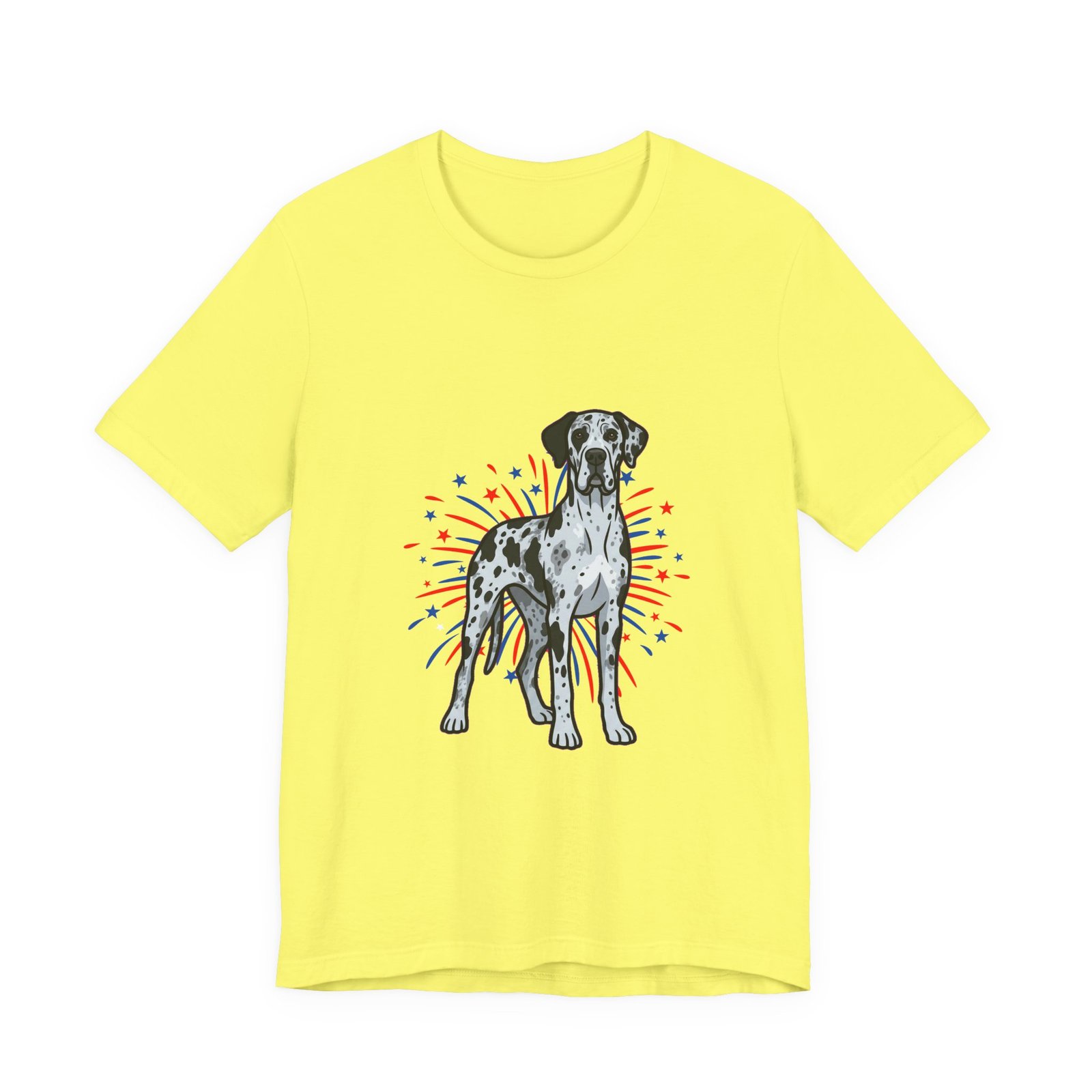 Blue Merle Great Dane on Fireworks - Personalization Available - Image 29