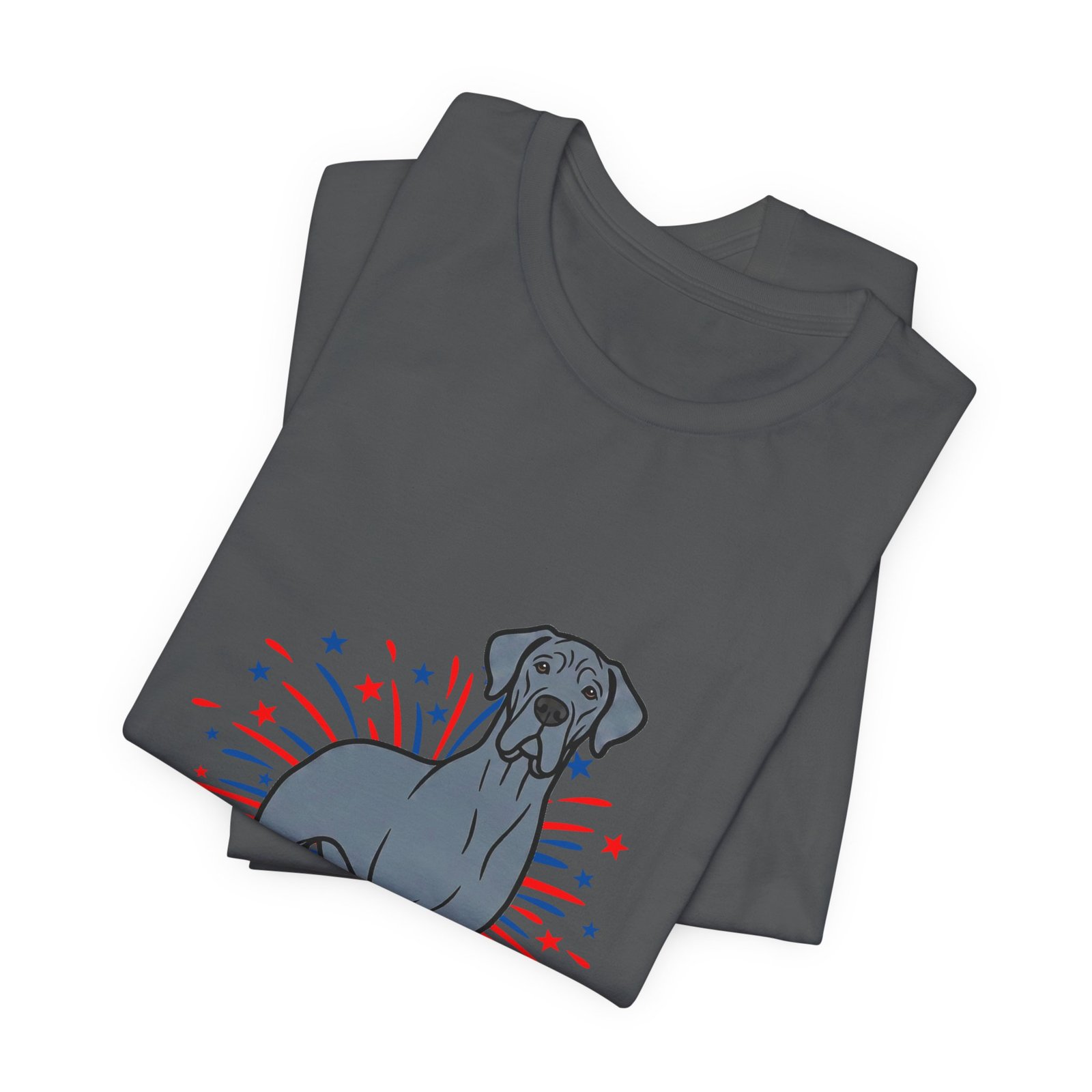 Blue Great Dane on Fireworks - Personalization Available - Image 39