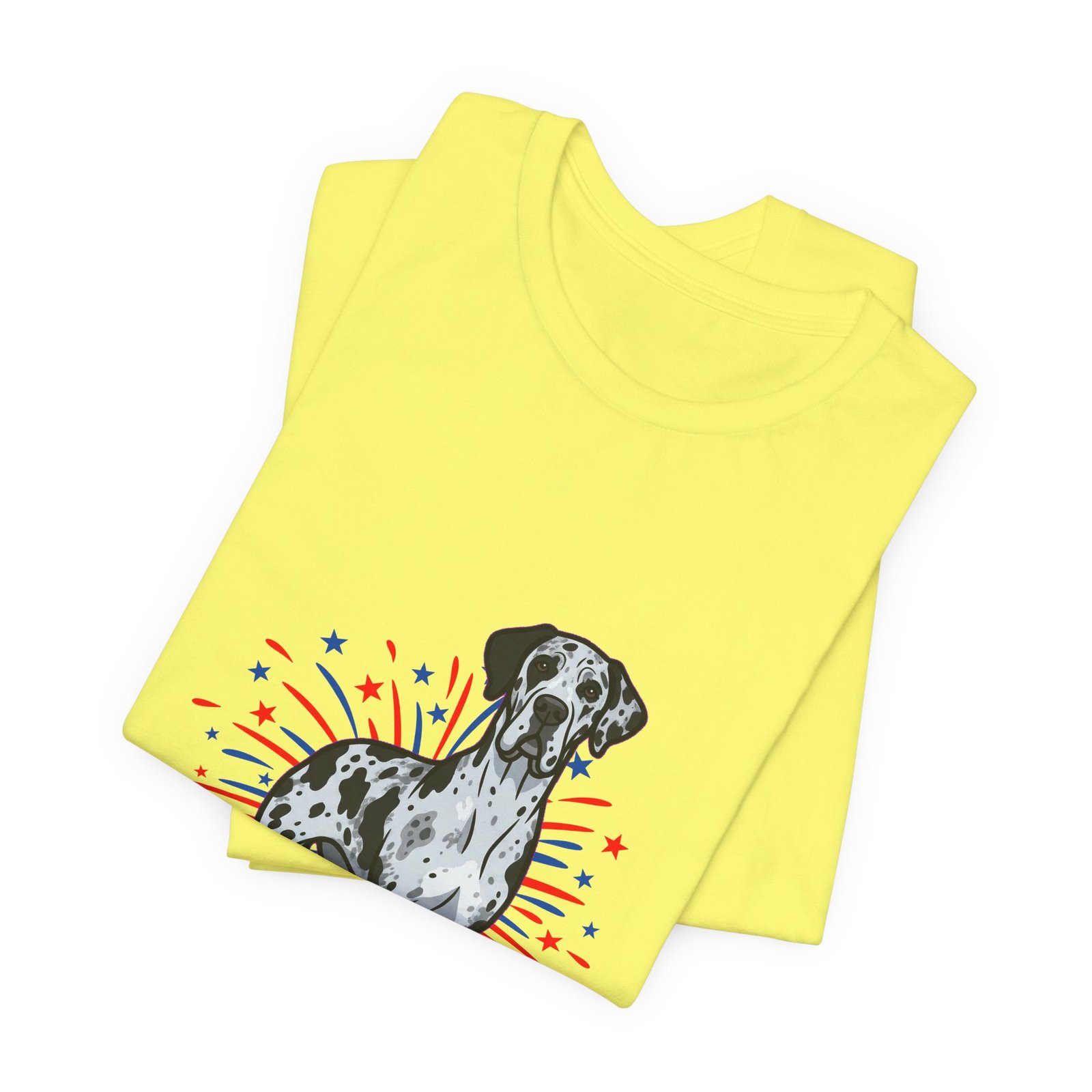 Blue Merle Great Dane on Fireworks - Personalization Available - Image 31