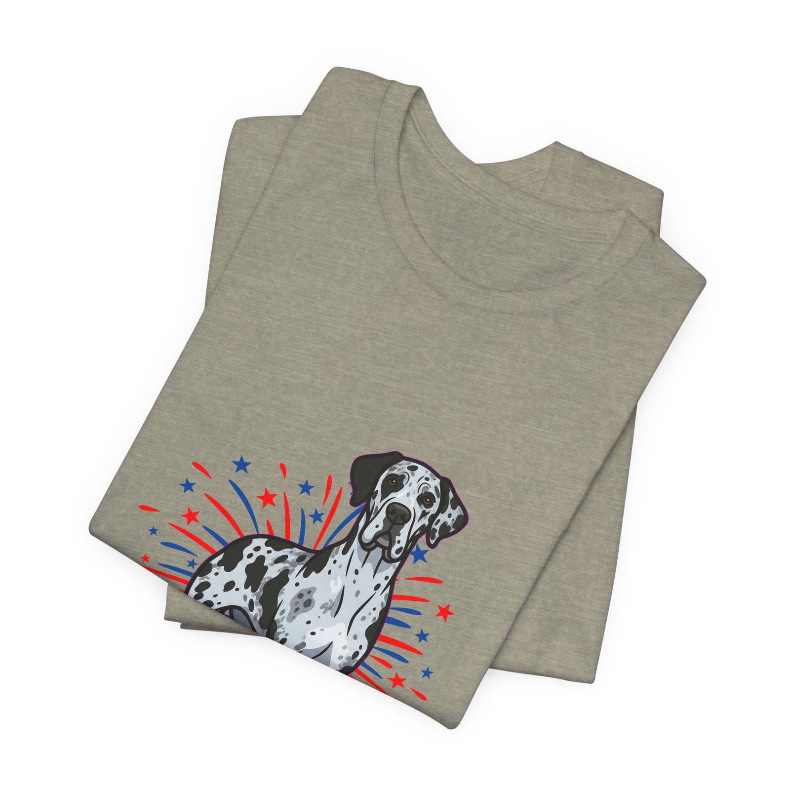 Blue Merle Great Dane on Fireworks - Personalization Available - Image 27