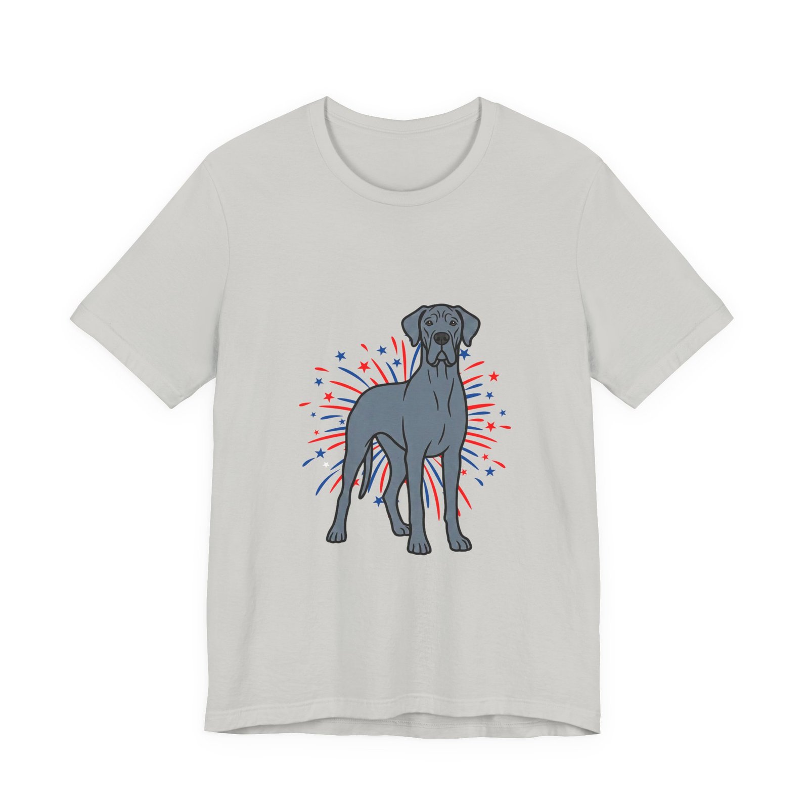 Blue Great Dane on Fireworks - Personalization Available - Image 13