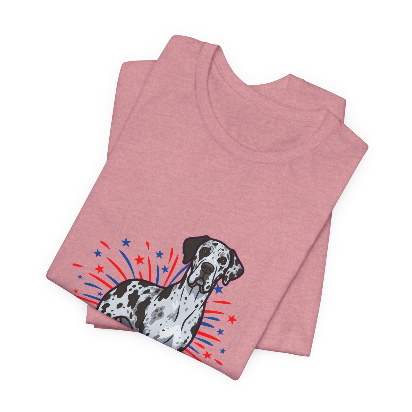 Blue Merle Great Dane on Fireworks - Personalization Available - Image 47