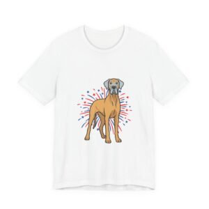 Blue Fawn Great Dane on Fireworks - Personalization Available