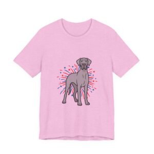 Lilac Great Dane on Fireworks - Personalization Available