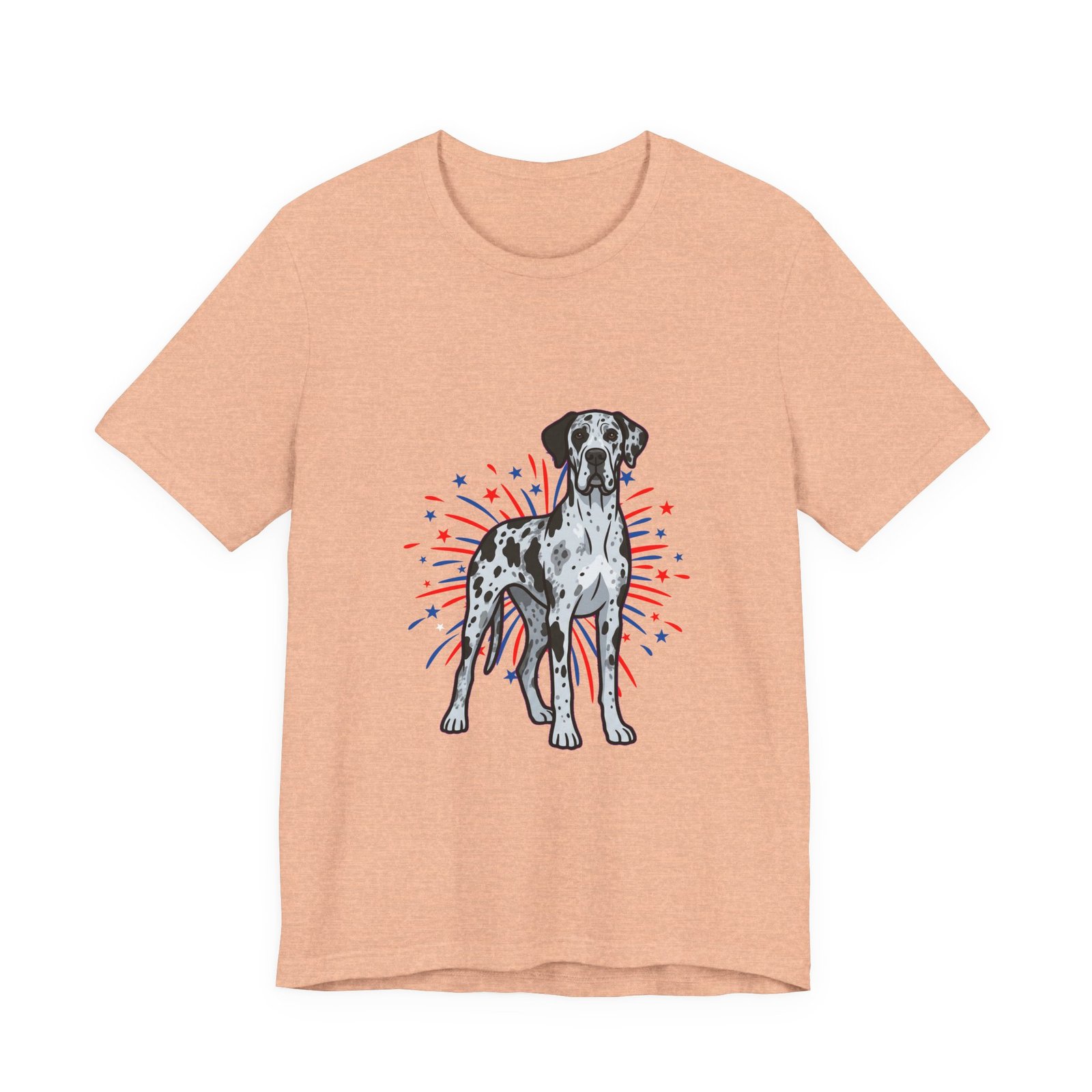 Blue Merle Great Dane on Fireworks - Personalization Available - Image 17