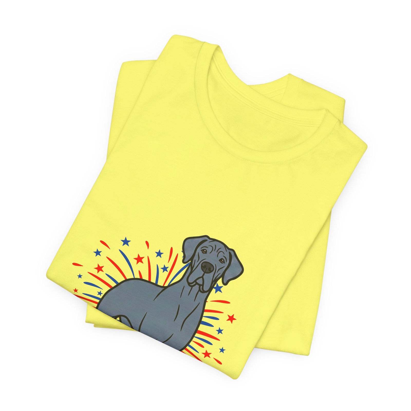 Blue Great Dane on Fireworks - Personalization Available - Image 31