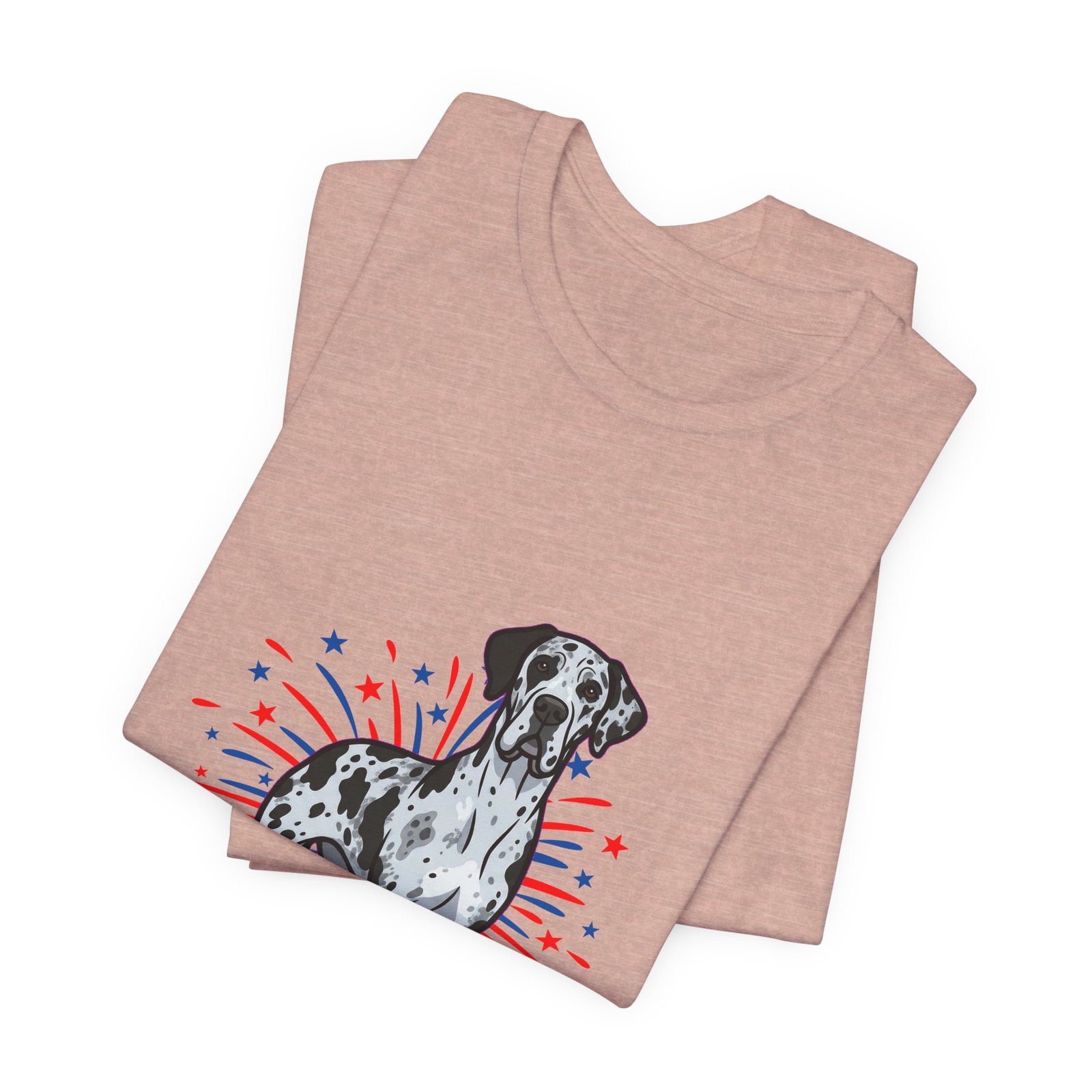 Blue Merle Great Dane on Fireworks - Personalization Available - Image 7