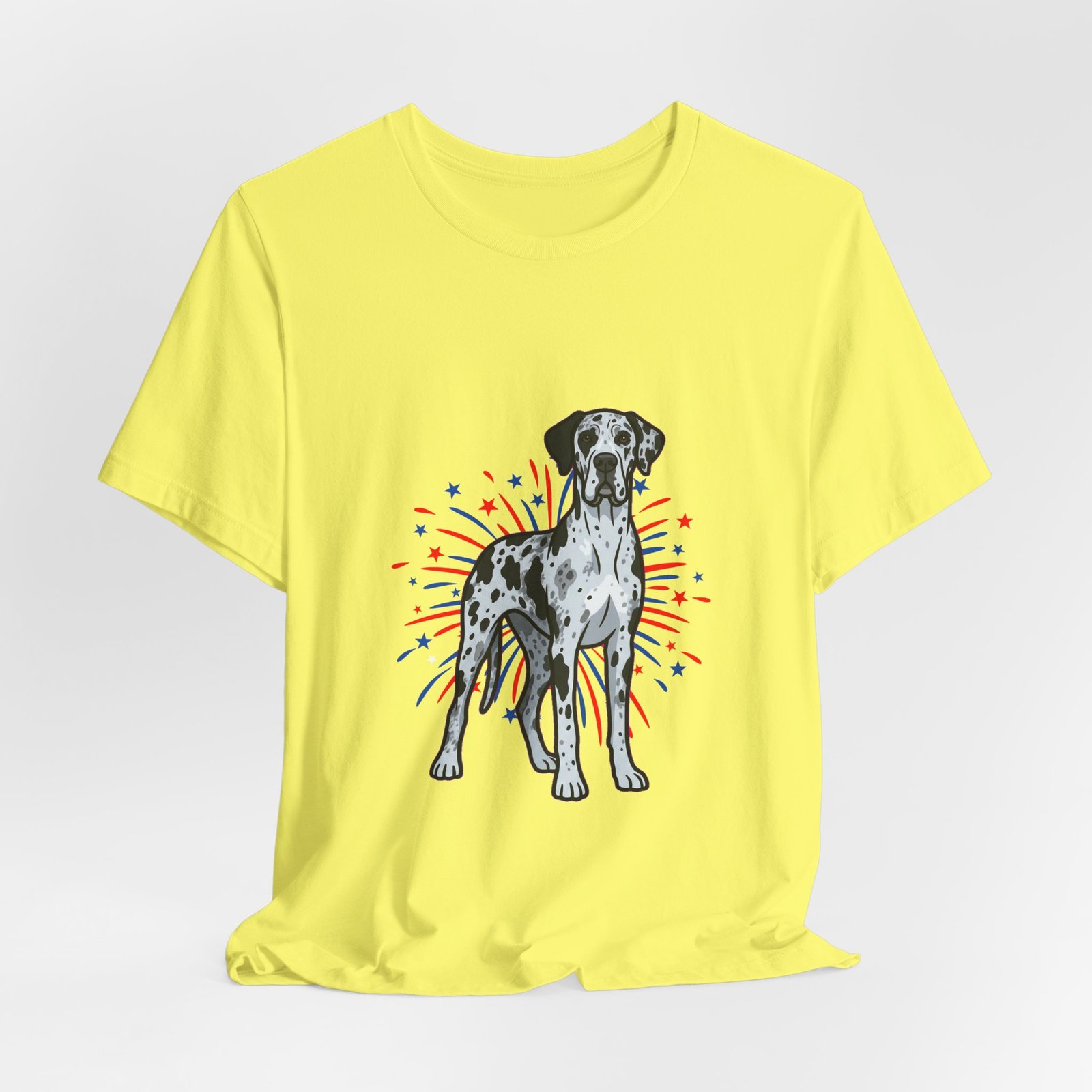 Blue Merle Great Dane on Fireworks - Personalization Available - Image 32
