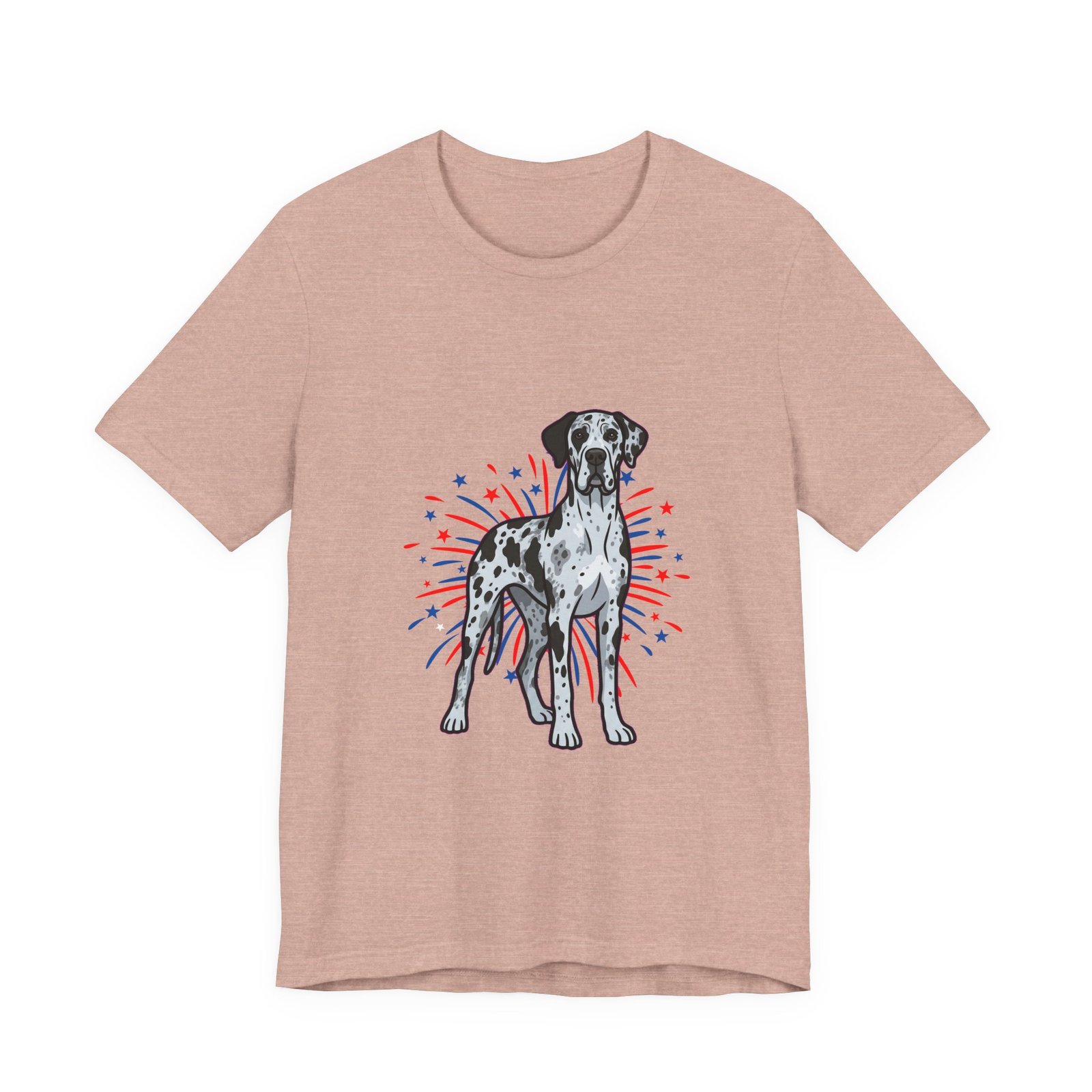Blue Merle Great Dane on Fireworks - Personalization Available - Image 5