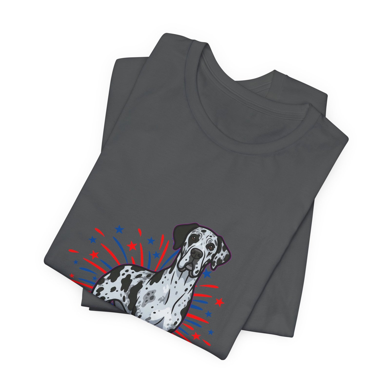 Blue Merle Great Dane on Fireworks - Personalization Available - Image 39