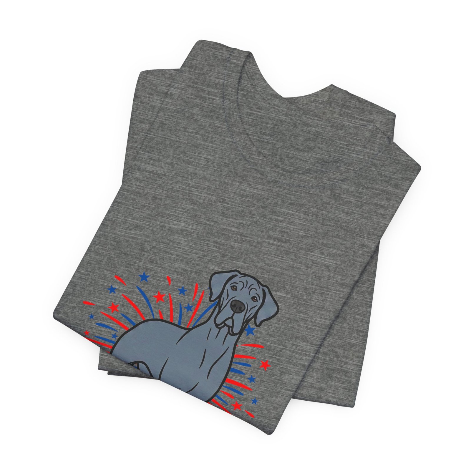 Blue Great Dane on Fireworks - Personalization Available - Image 11