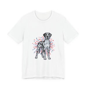Blue Merle Great Dane on Fireworks - Personalization Available