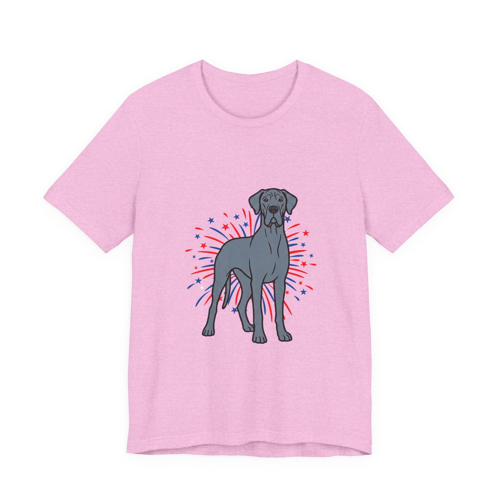 Blue Great Dane on Fireworks - Personalization Available - Image 41