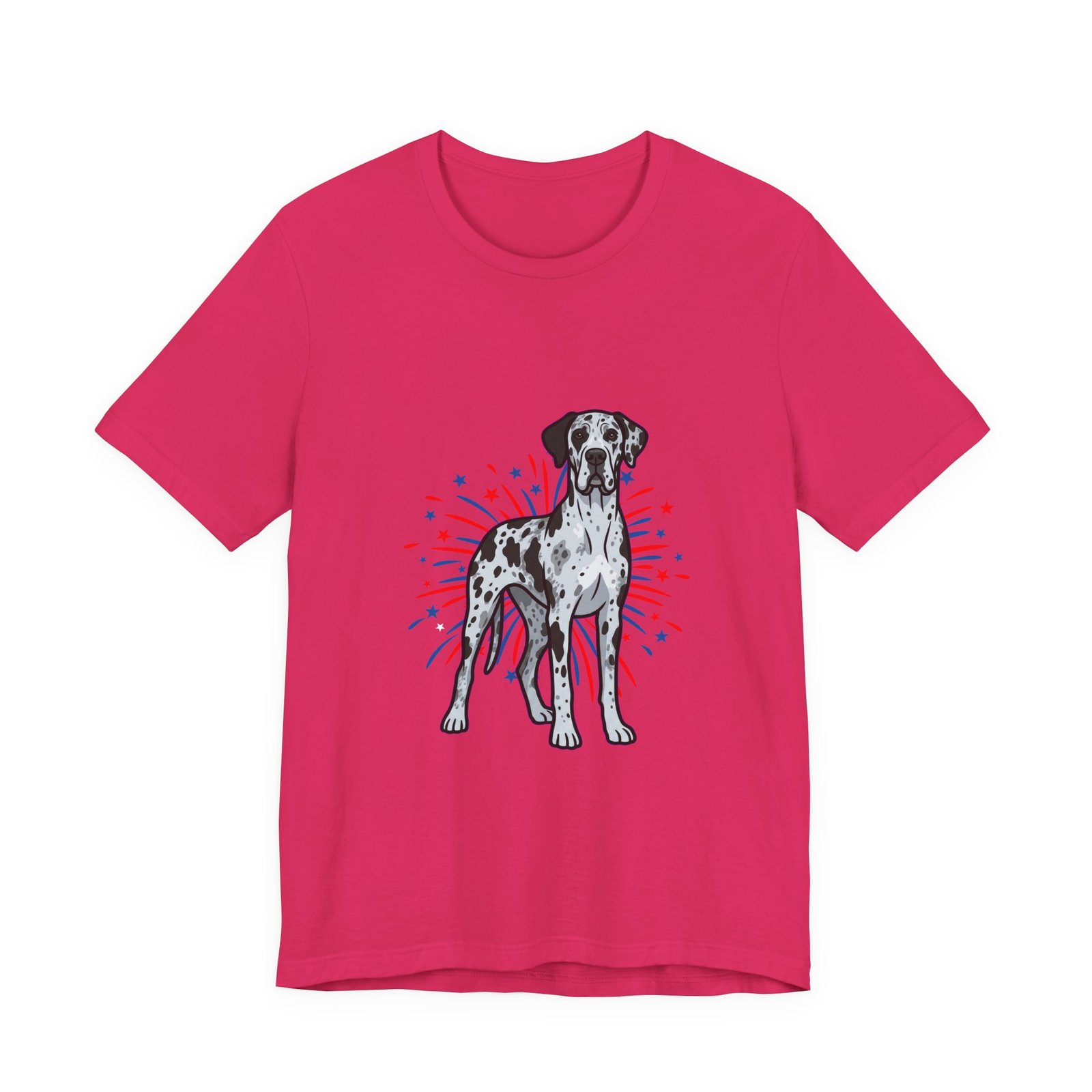 Blue Merle Great Dane on Fireworks - Personalization Available - Image 49