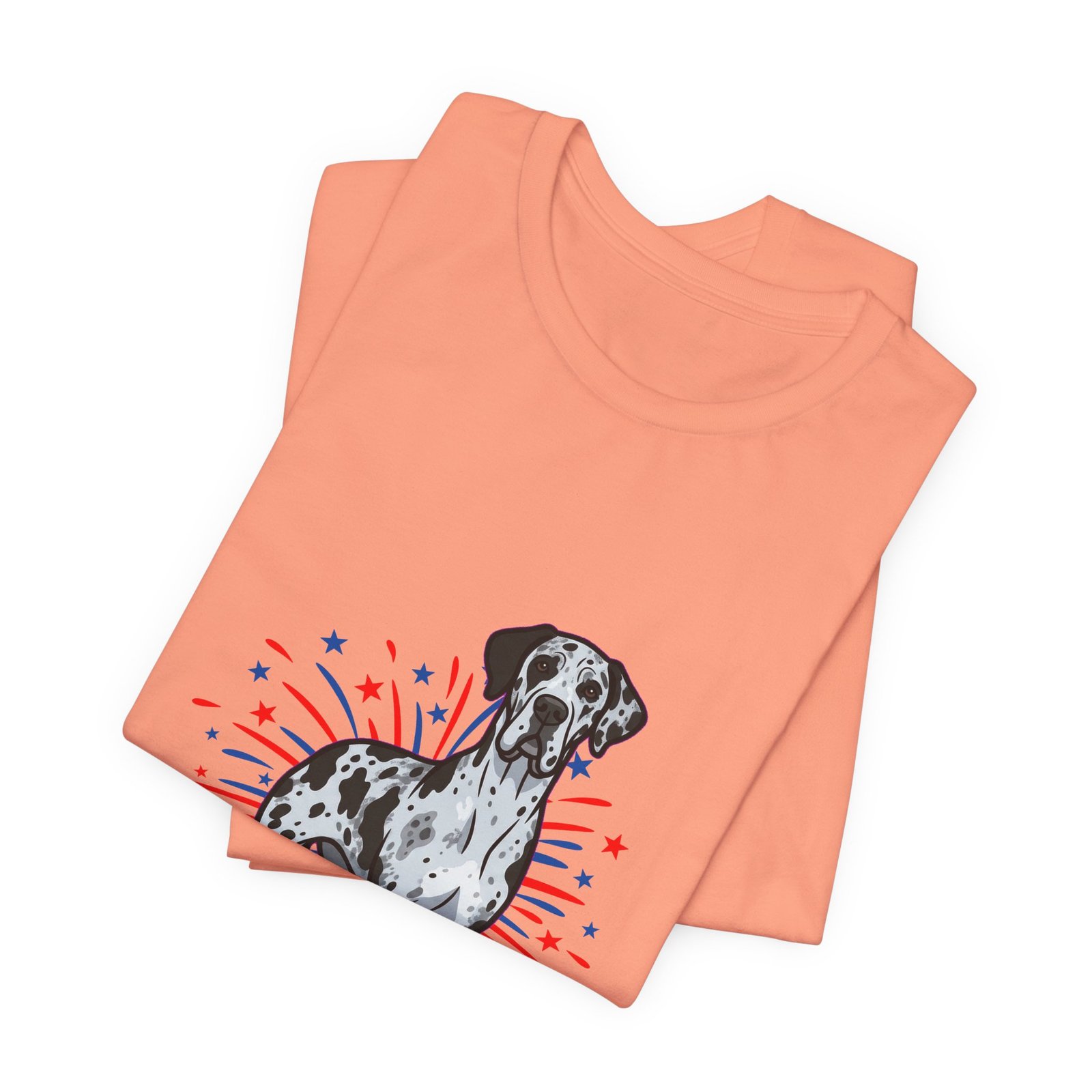 Blue Merle Great Dane on Fireworks - Personalization Available - Image 23