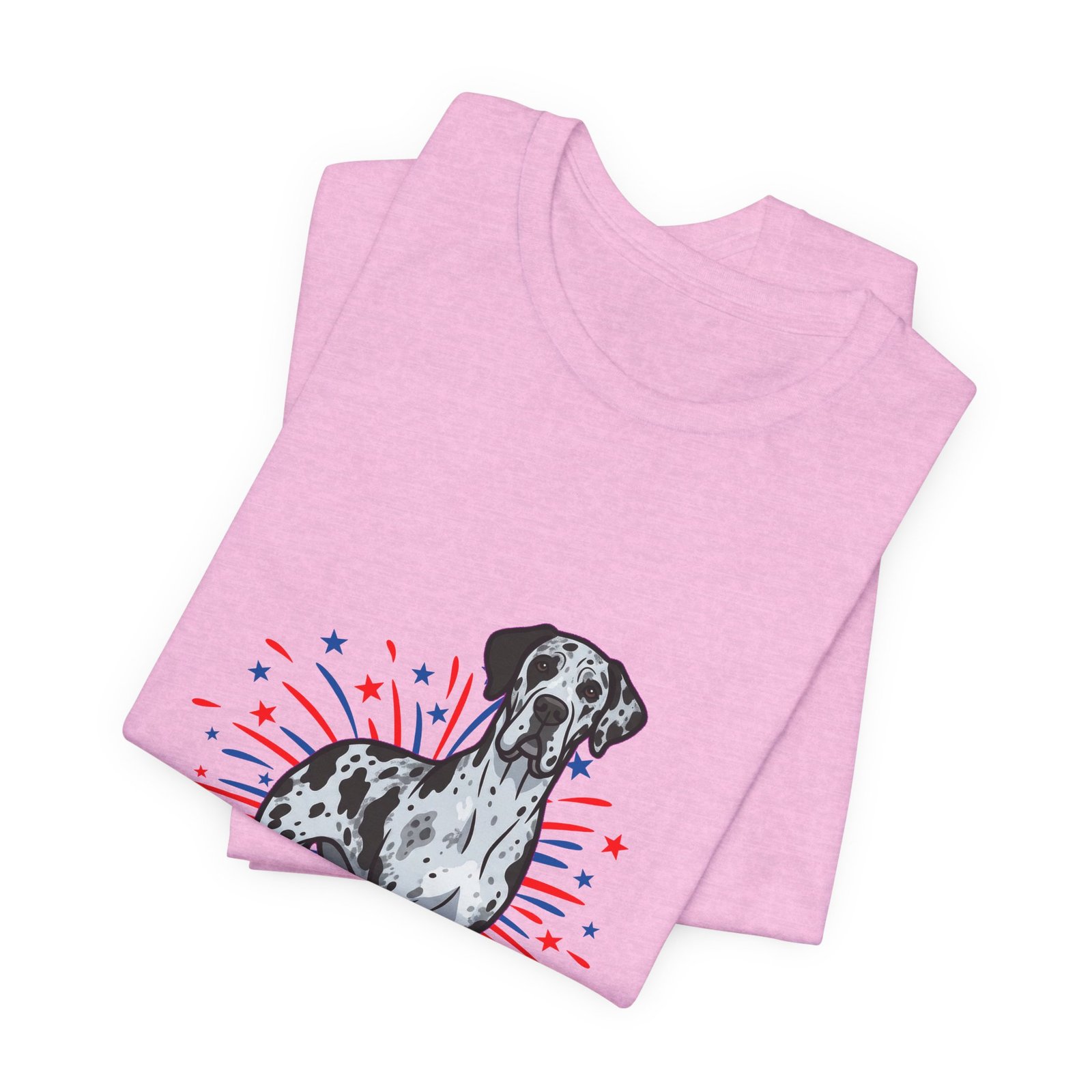 Blue Merle Great Dane on Fireworks - Personalization Available - Image 43