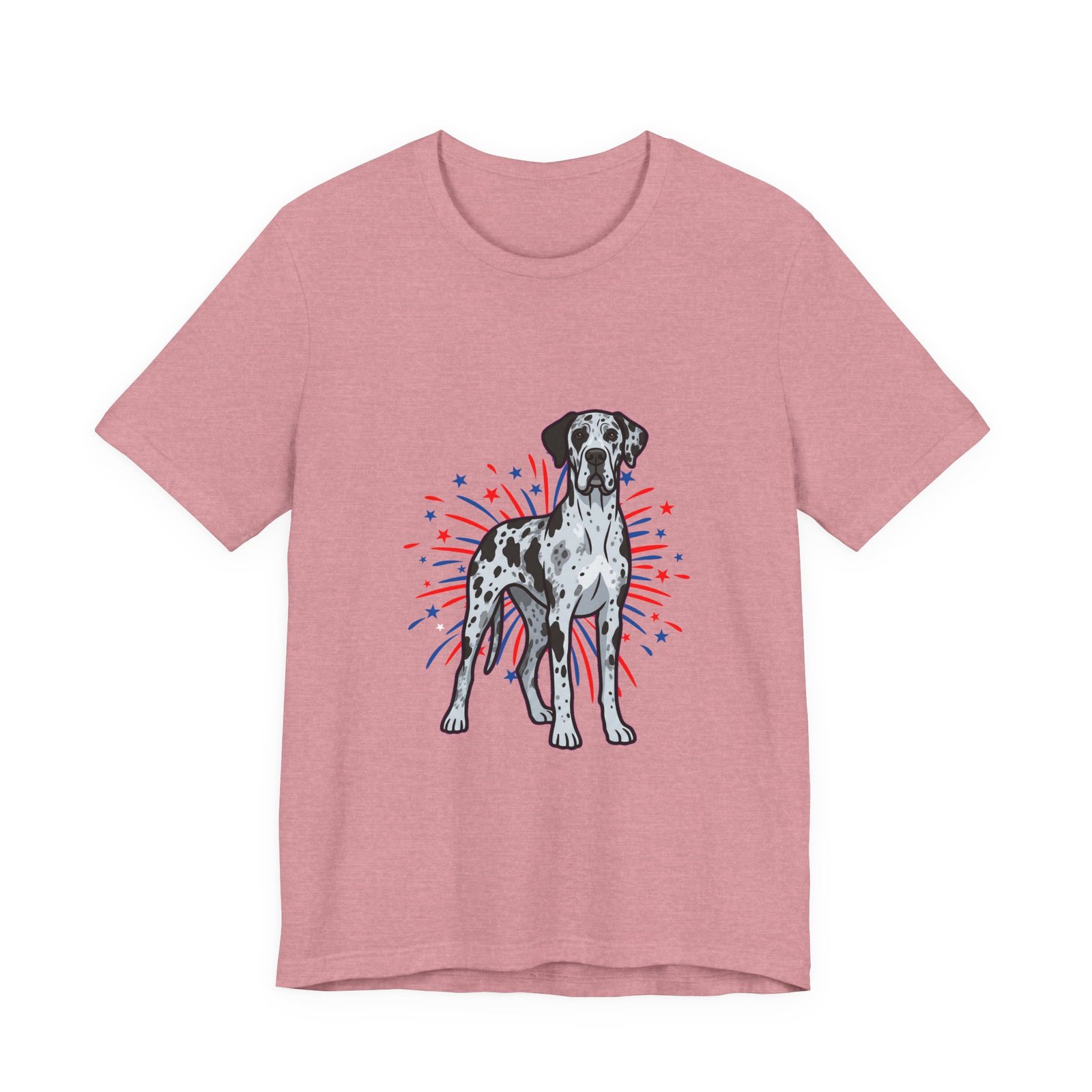 Blue Merle Great Dane on Fireworks - Personalization Available - Image 45