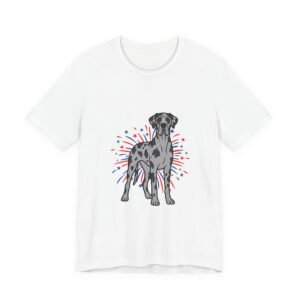 Merle Great Dane on Fireworks - Personalization Available