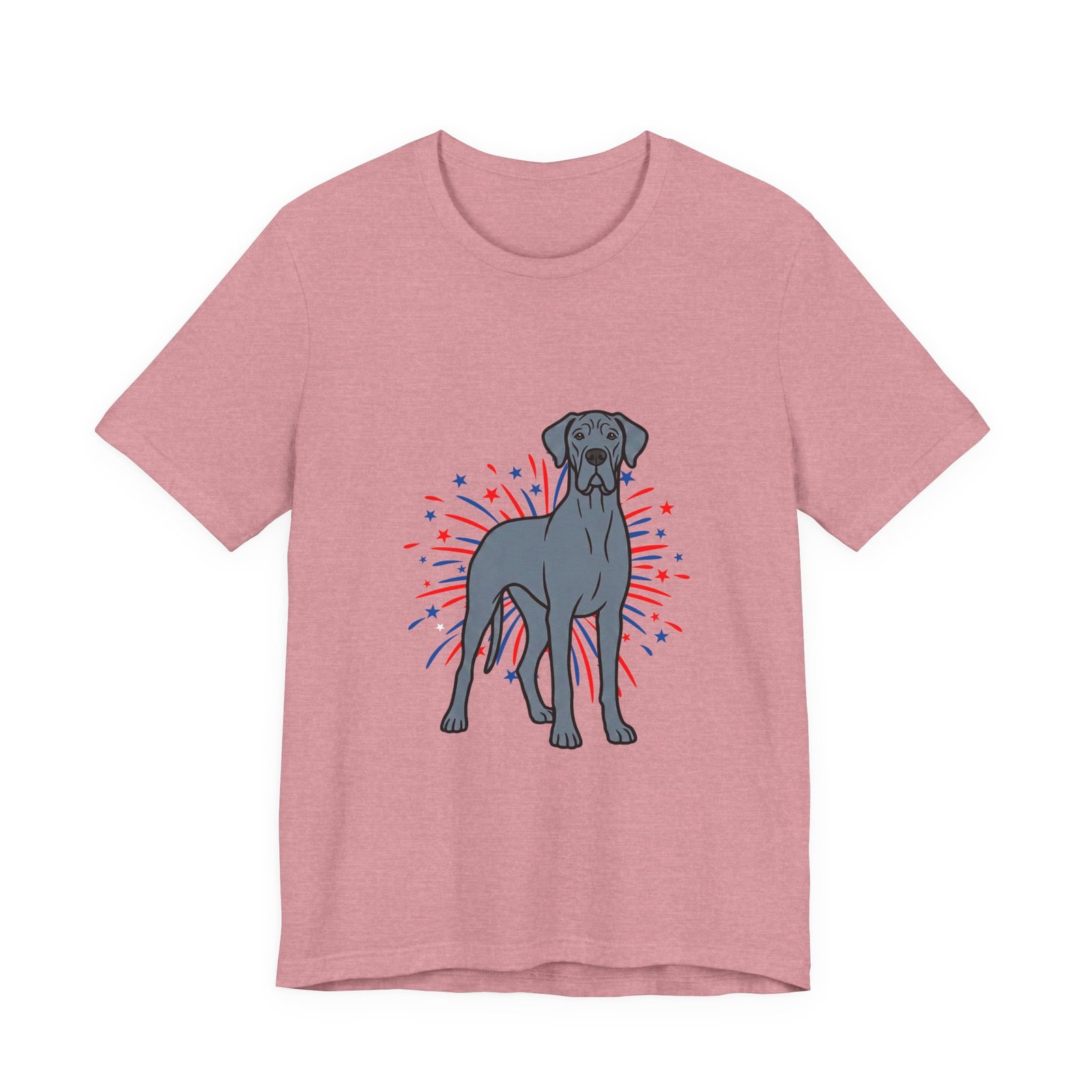 Blue Great Dane on Fireworks - Personalization Available - Image 45