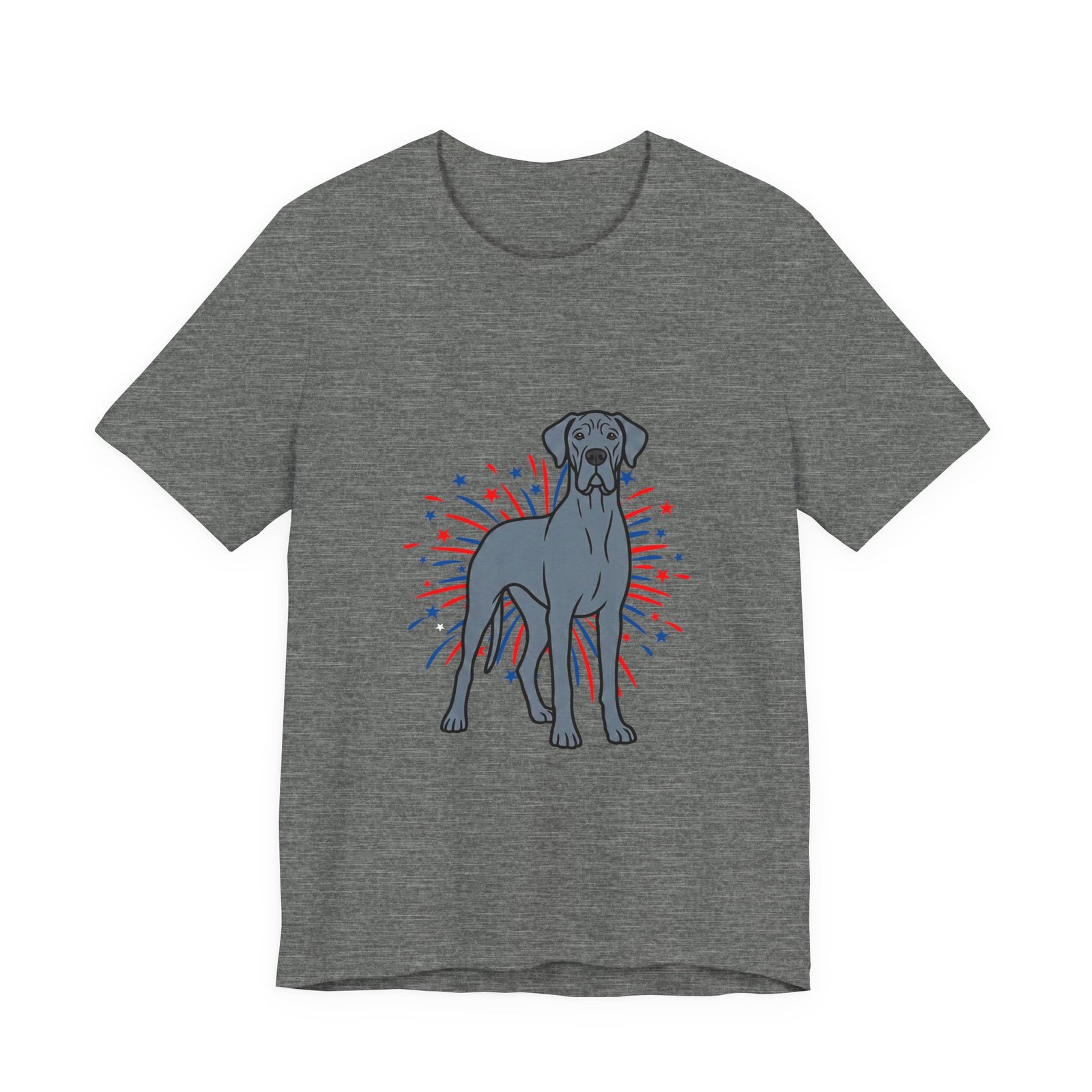 Blue Great Dane on Fireworks - Personalization Available - Image 9