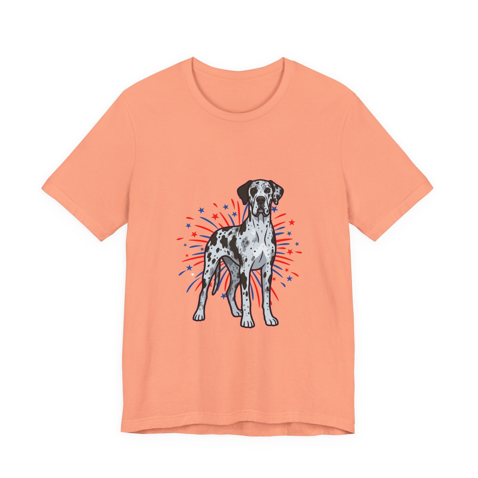 Blue Merle Great Dane on Fireworks - Personalization Available - Image 21