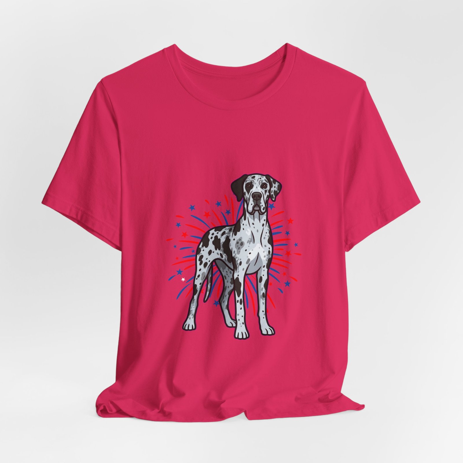 Blue Merle Great Dane on Fireworks - Personalization Available - Image 52