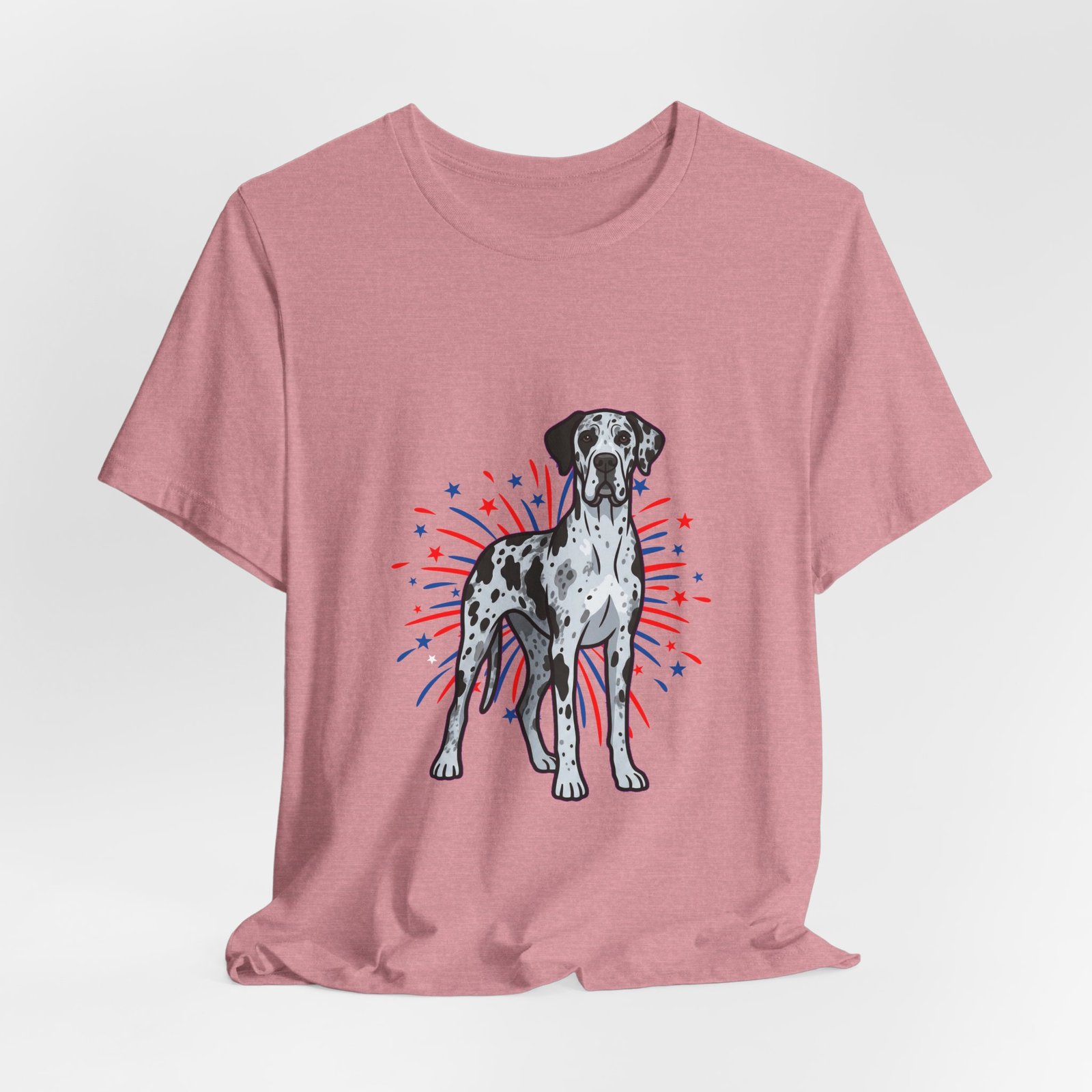 Blue Merle Great Dane on Fireworks - Personalization Available - Image 48