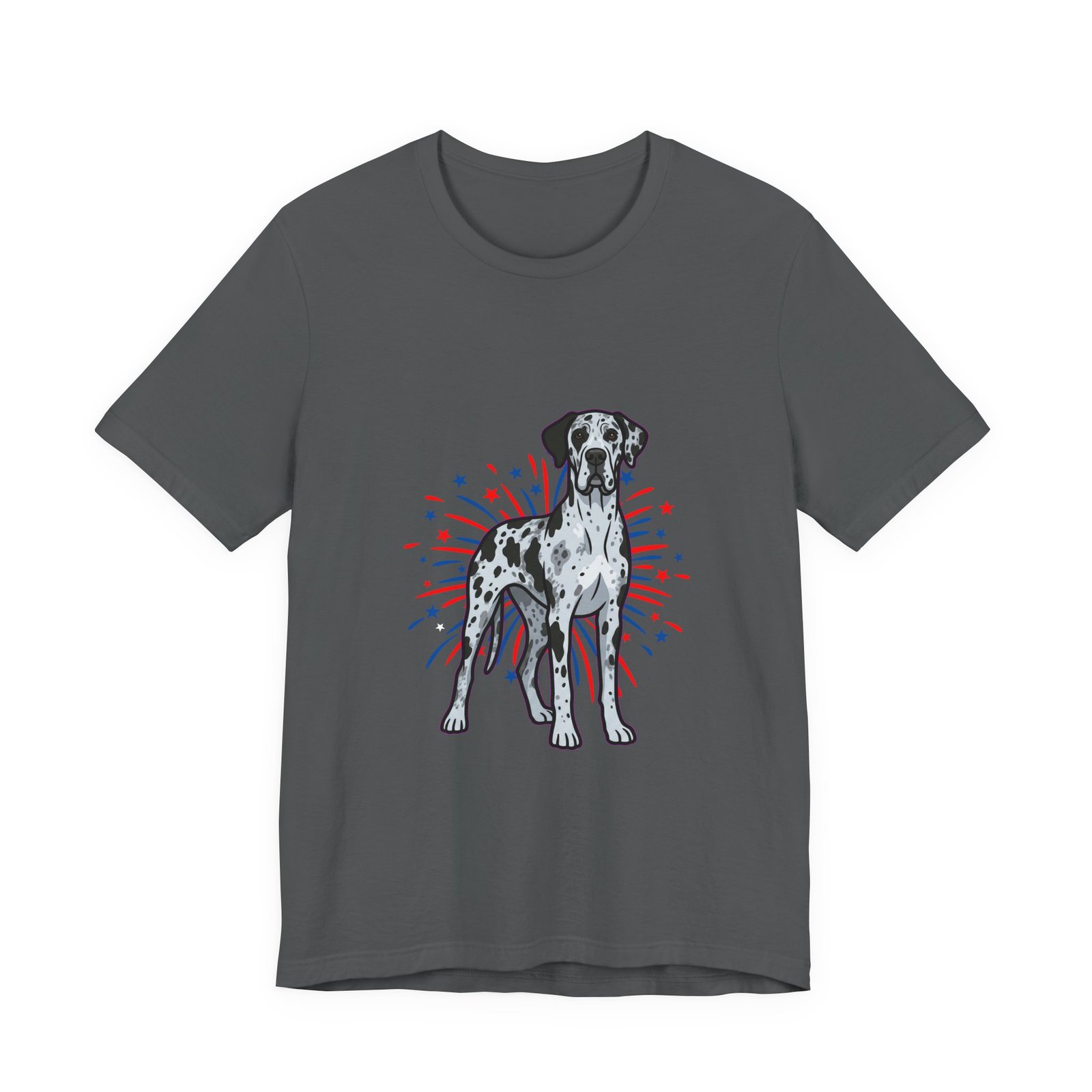 Blue Merle Great Dane on Fireworks - Personalization Available - Image 37