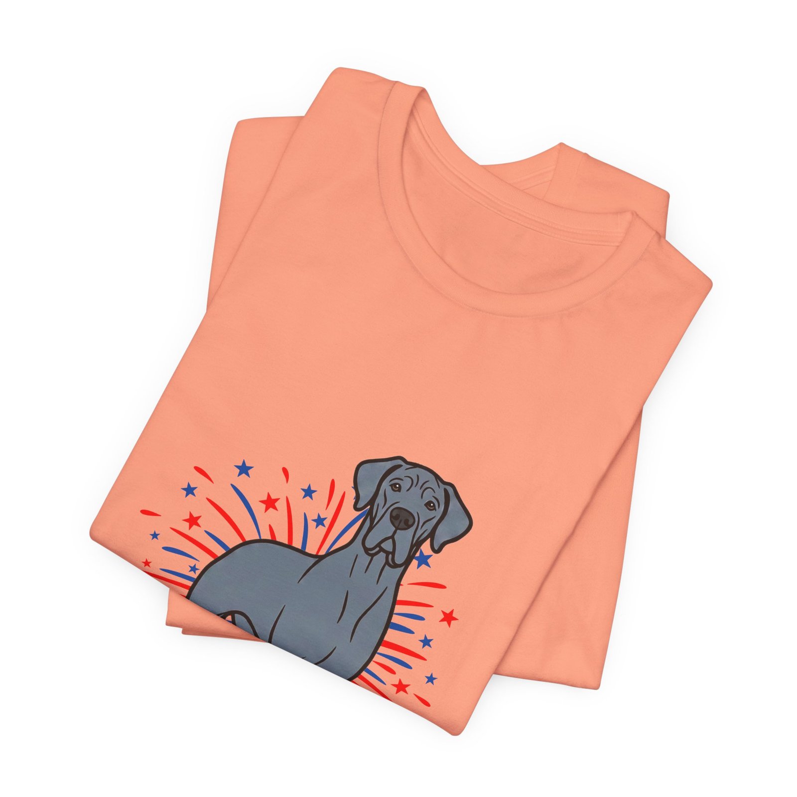 Blue Great Dane on Fireworks - Personalization Available - Image 23