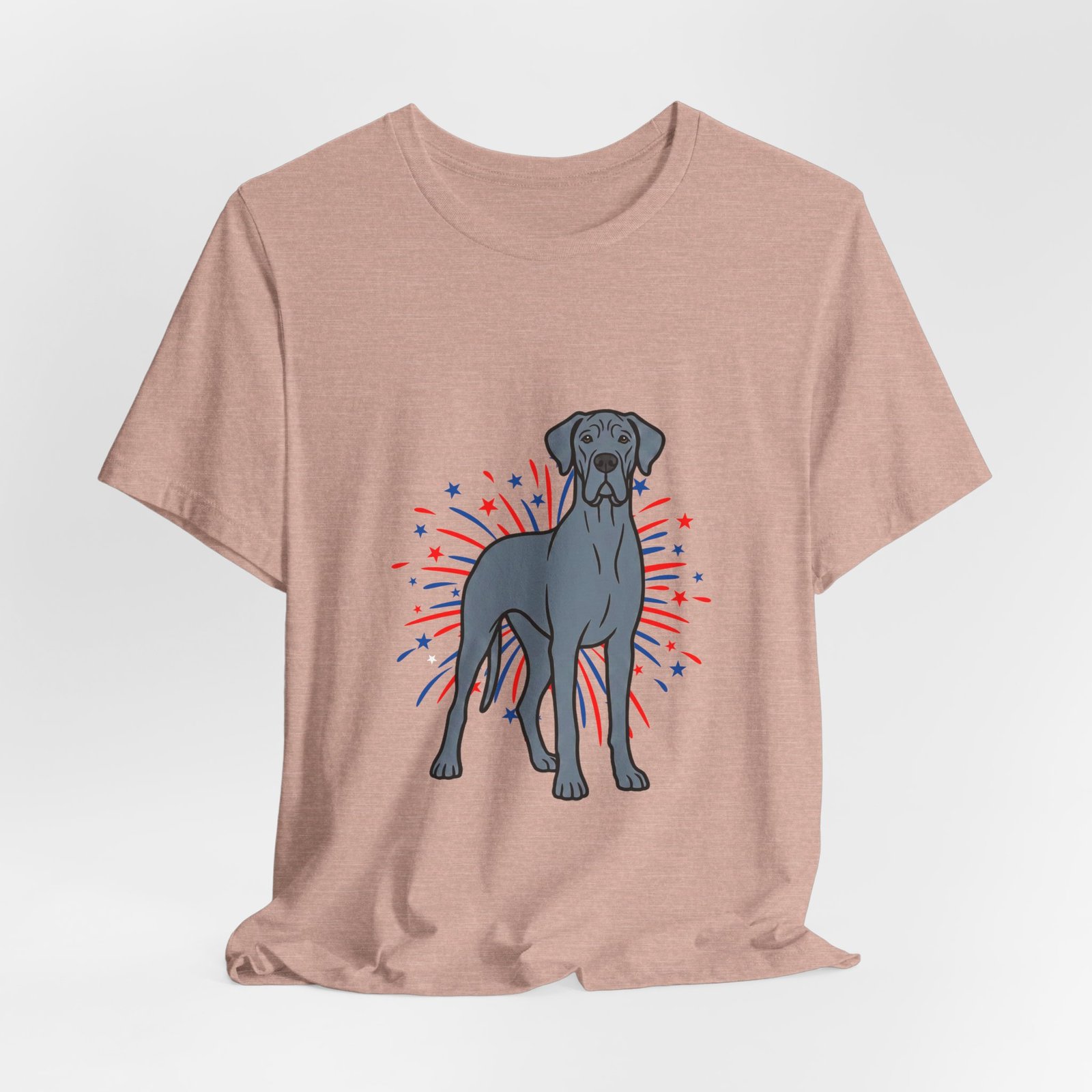 Blue Great Dane on Fireworks - Personalization Available - Image 8