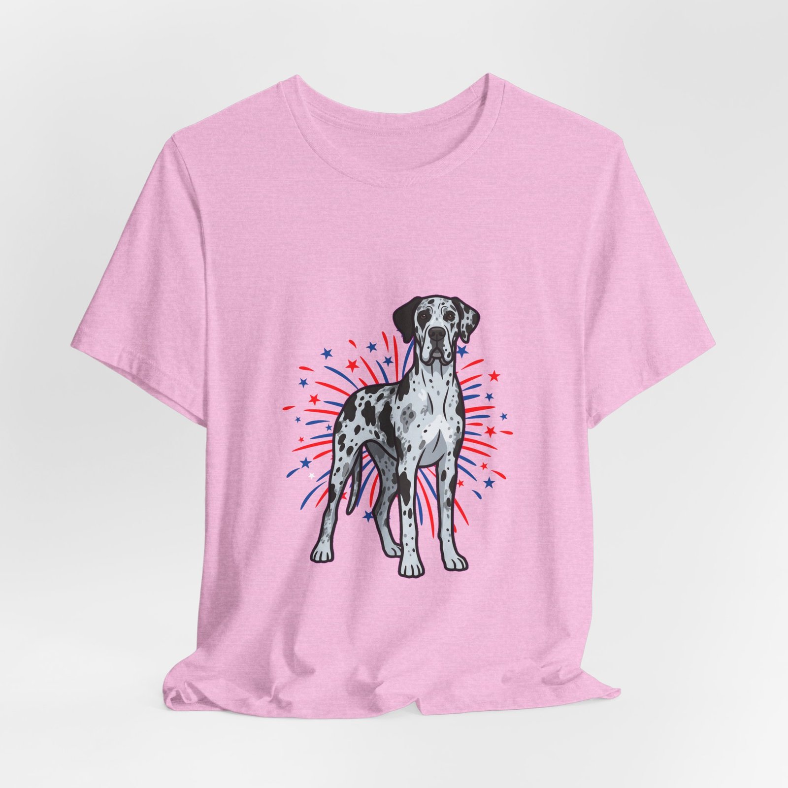 Blue Merle Great Dane on Fireworks - Personalization Available - Image 44