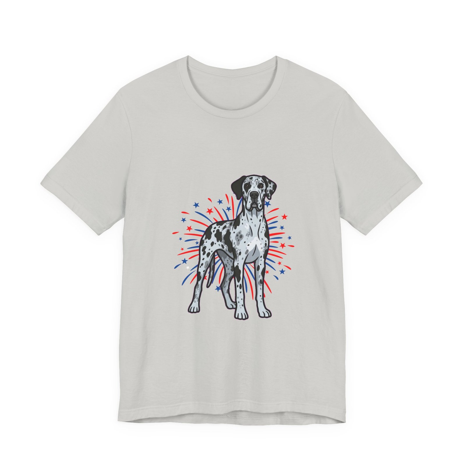Blue Merle Great Dane on Fireworks - Personalization Available - Image 13